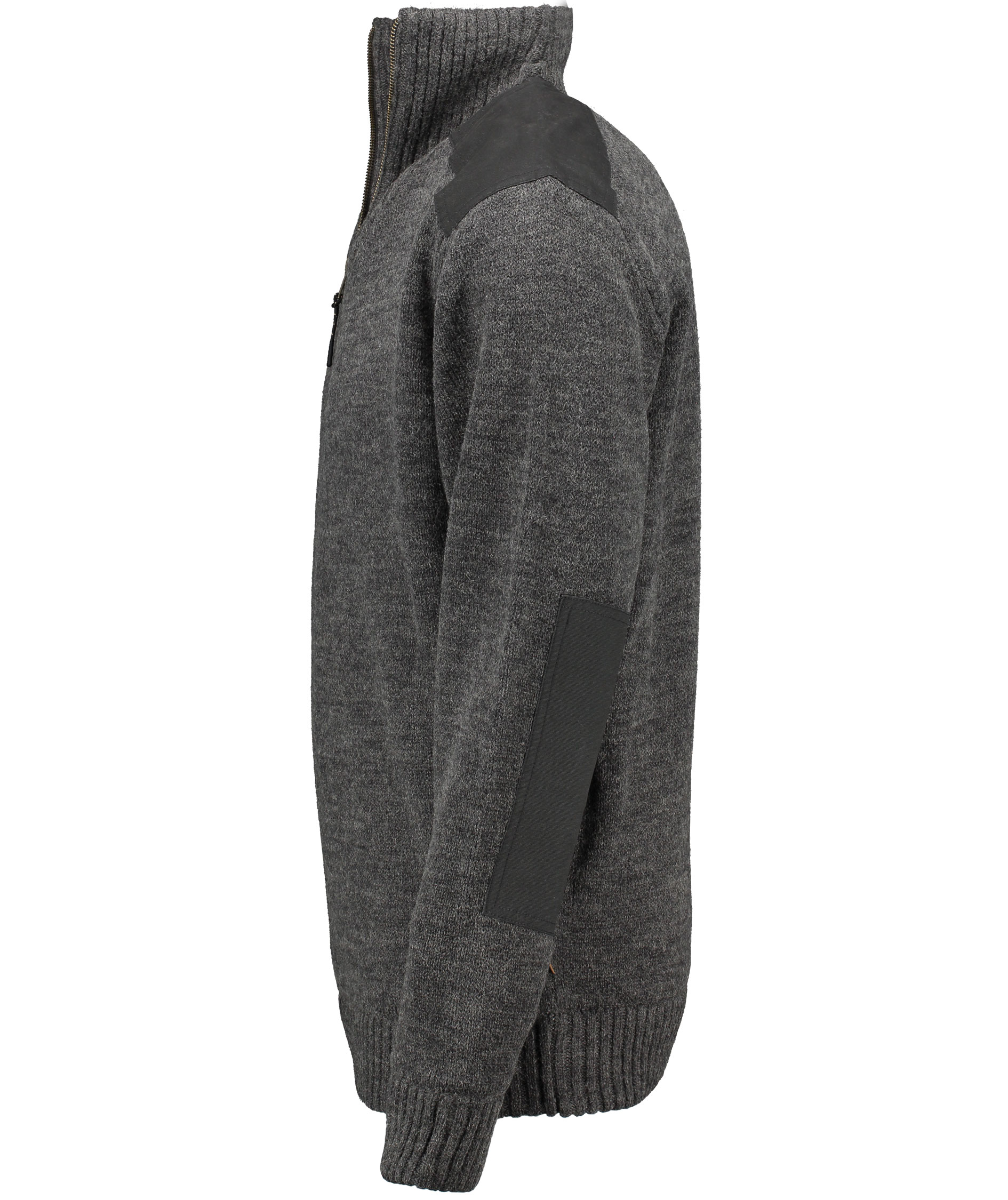 Westborn windbreaker knitted pullover, Charcoal Melange, large image number 4