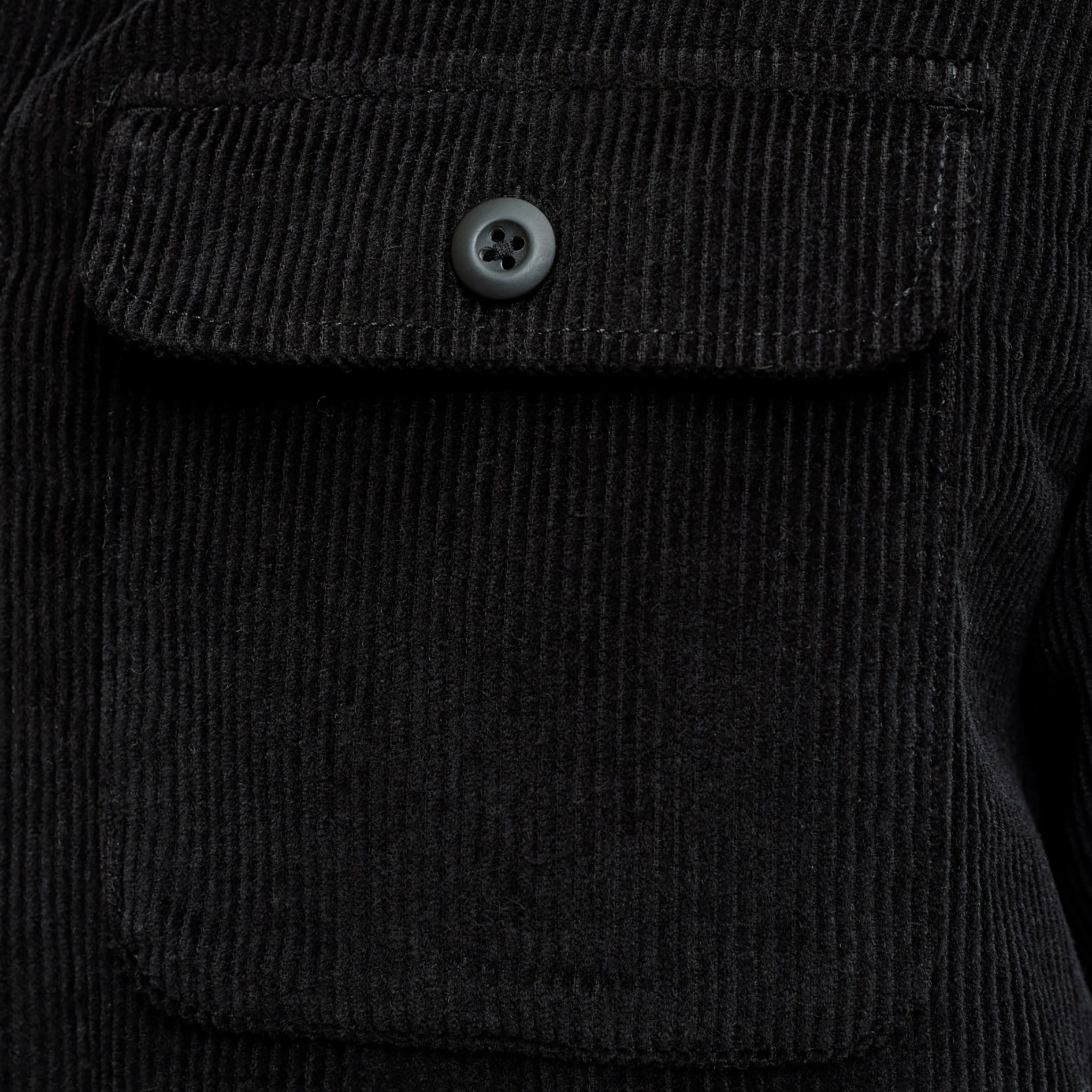 Jack & Jones JJEREGENT CORD Overshirt, Black, large image number 4