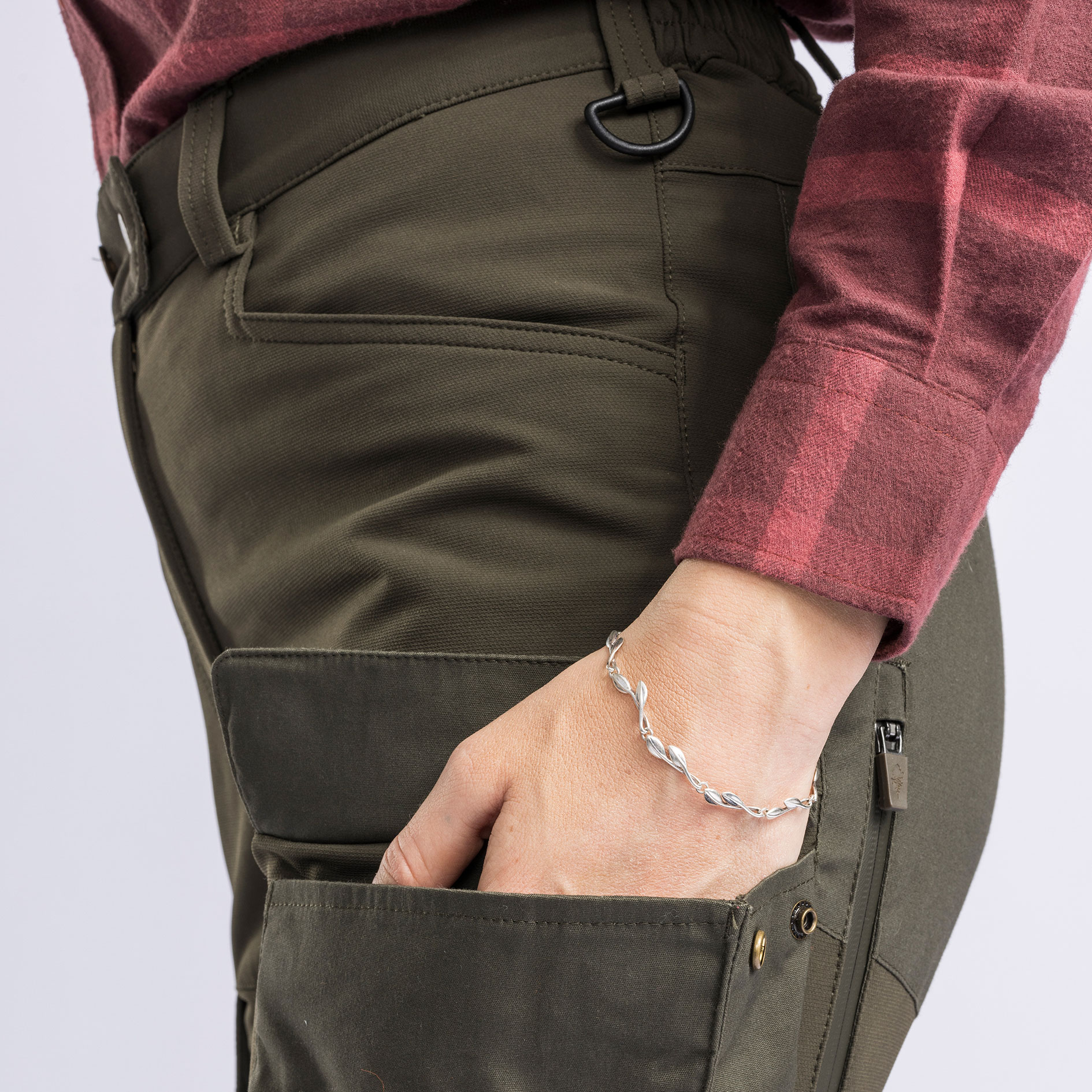 Pinewood Dog Sports Trainer damebuks, Moss green, large image number 4