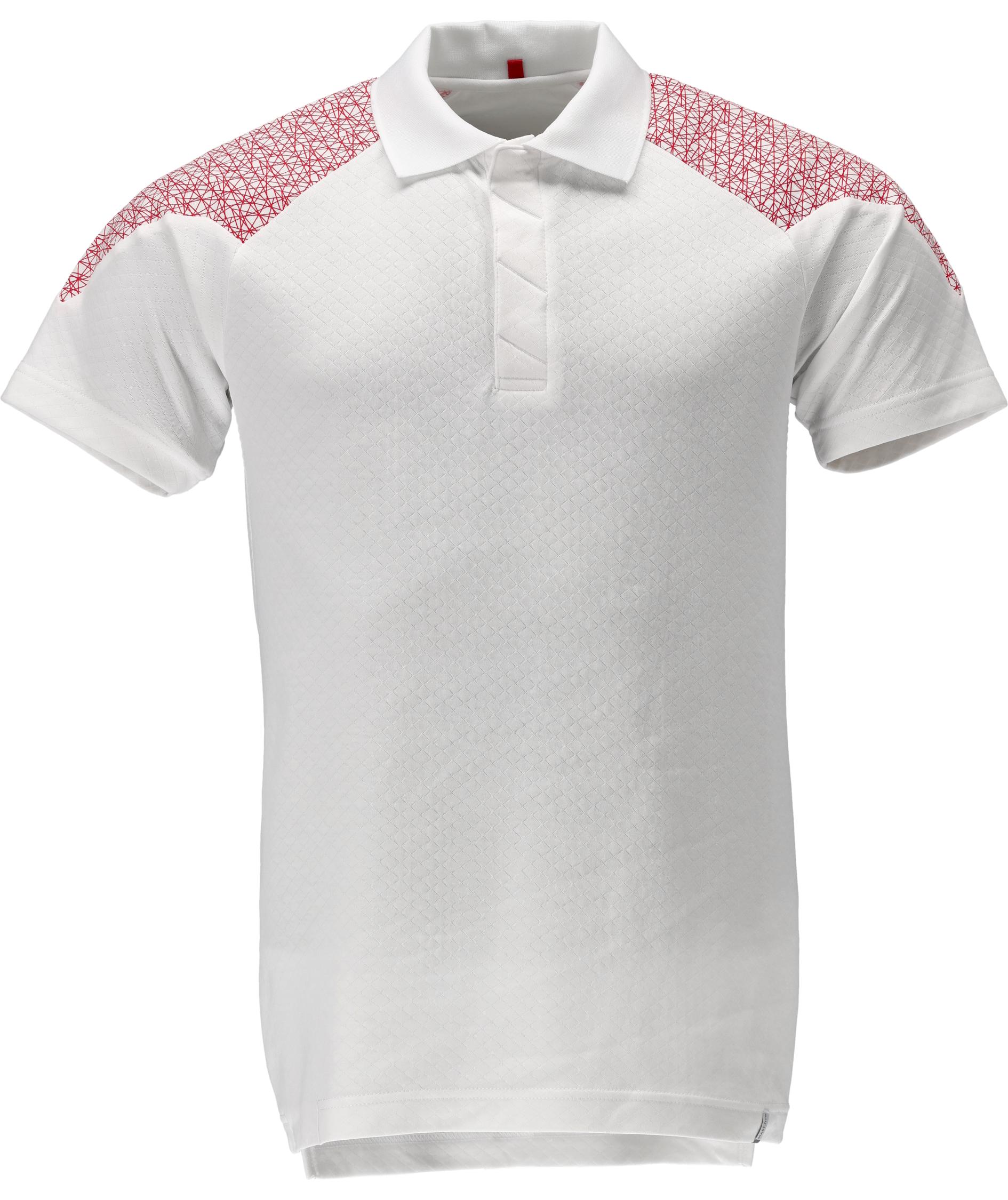 Mascot Food & Care Premium Performance HACCP-godk&auml;nd pik&eacute;tr&ouml;ja, Vit/Signalr&ouml;d