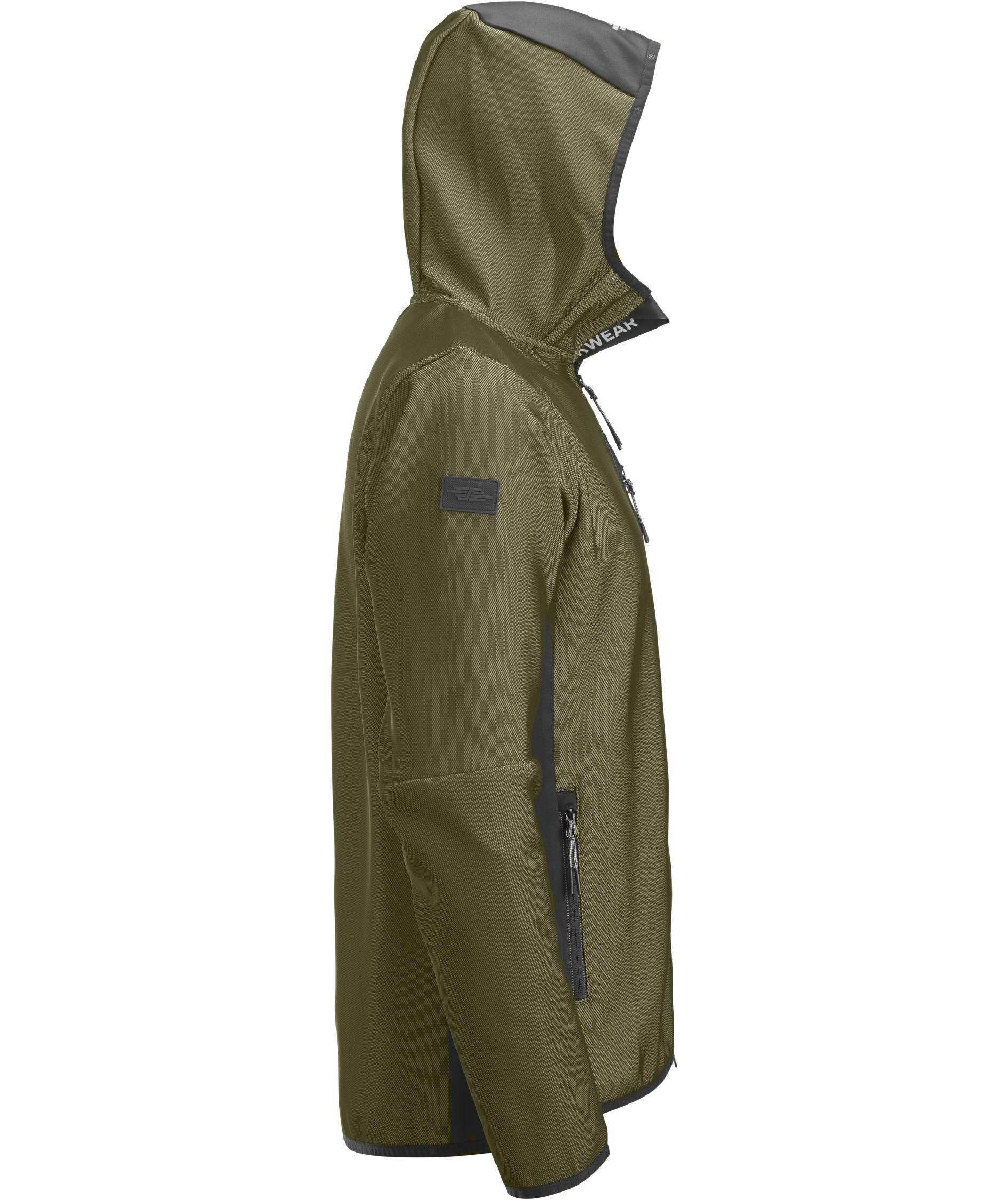 Snickers flexiWork hoodie 8044, Khaki Green/Black, large image number 2