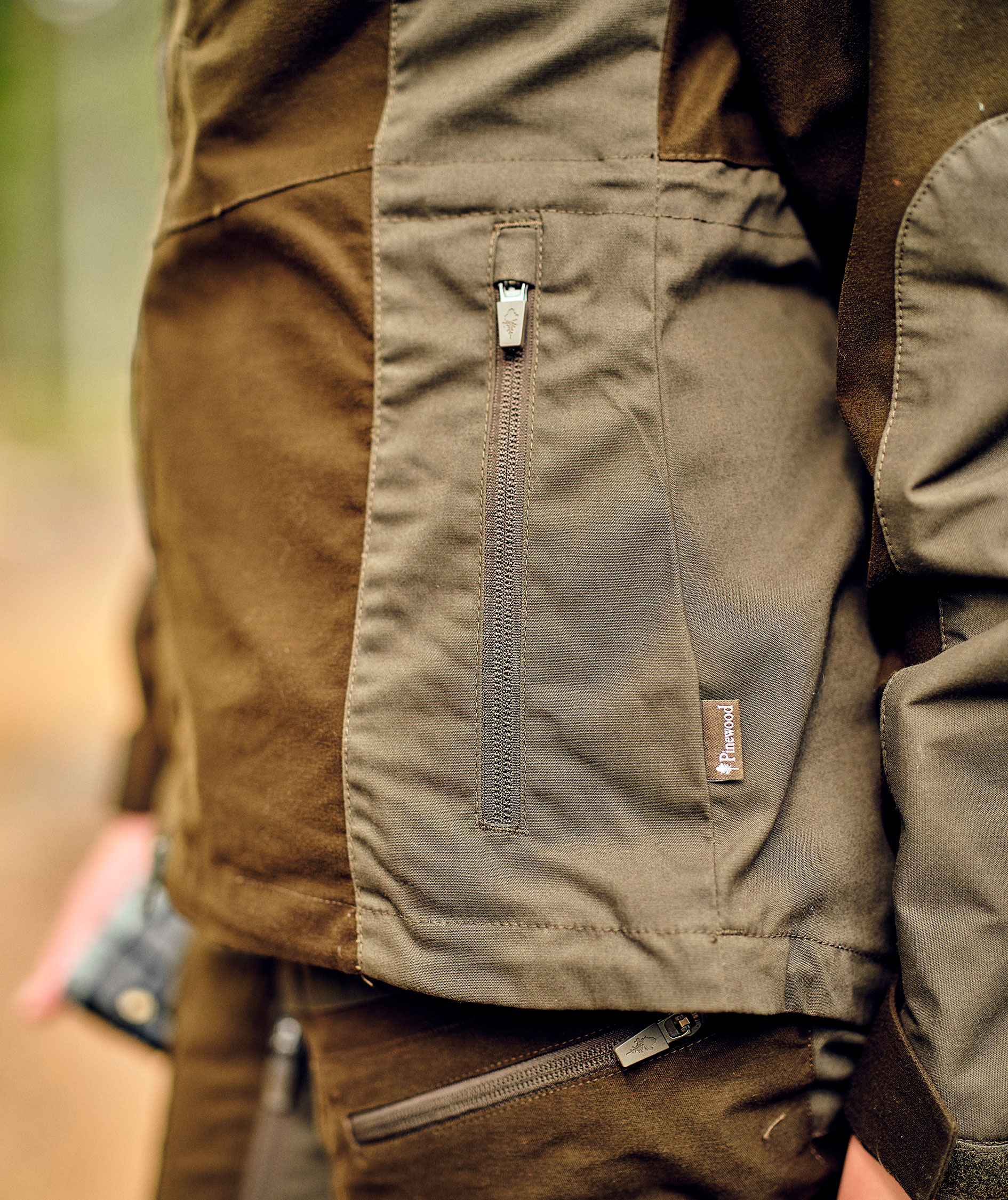 Pinewood Furudal Tracking damejakke, Mosgr&oslash;n/M&oslash;rk Mosgr&oslash;n, large image number 5