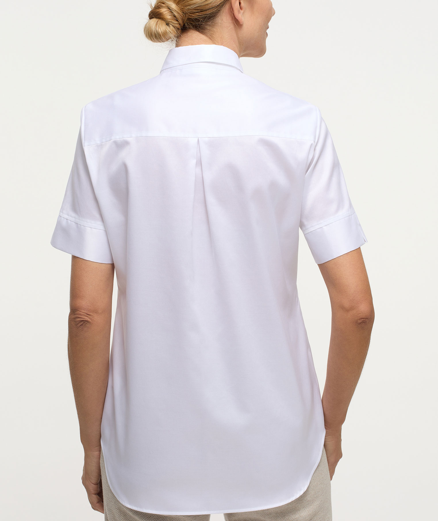 Eterna Cover regular kort&auml;rmad skjorta dam, White, large image number 2