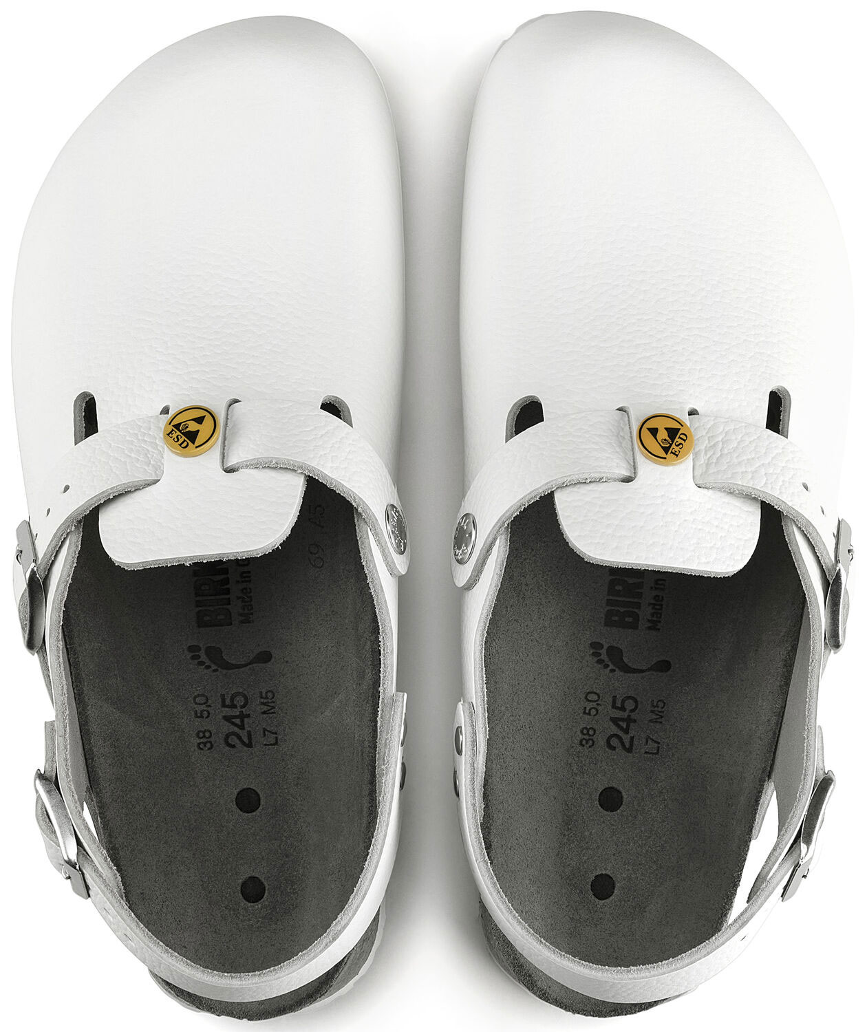 Birkenstock Tokio ESD Regular Fit sandals, White, large image number 3