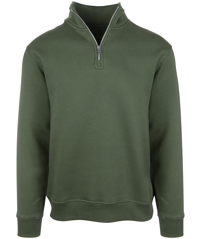 YOU Lisboa half zip, Oliv