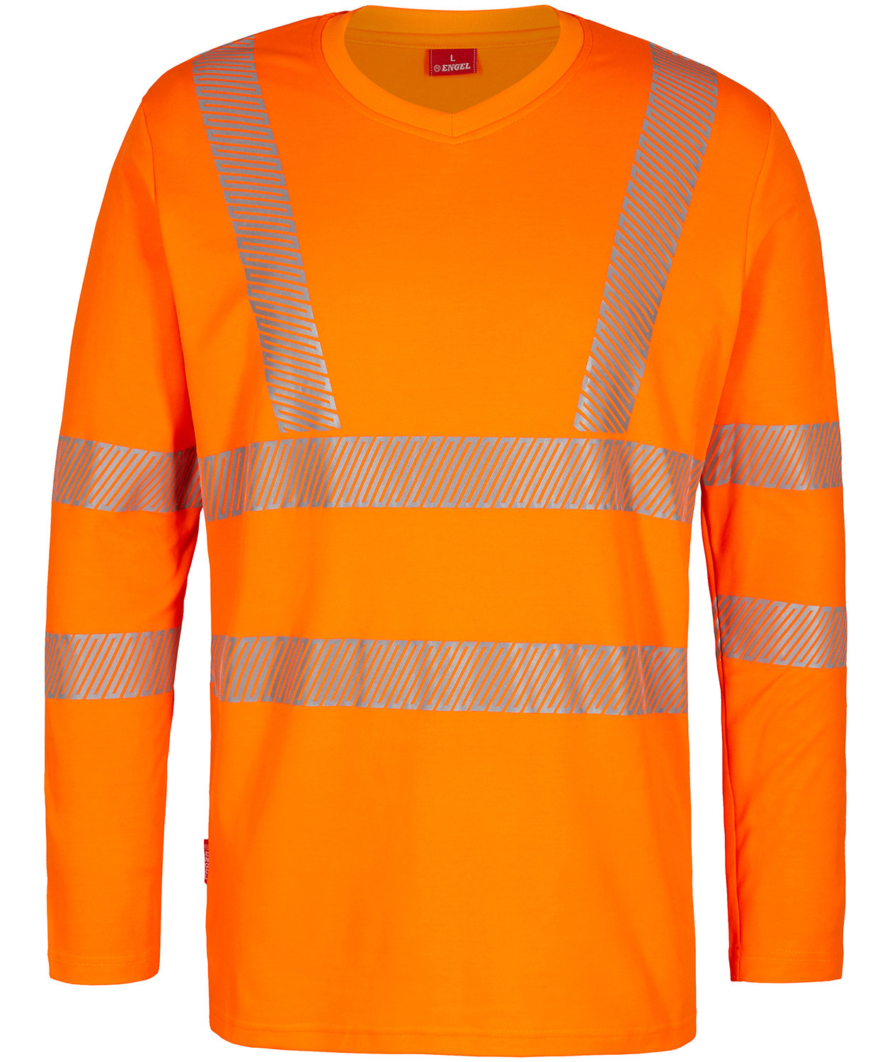 Engel Safety lang&aelig;rmet T-shirt, Orange