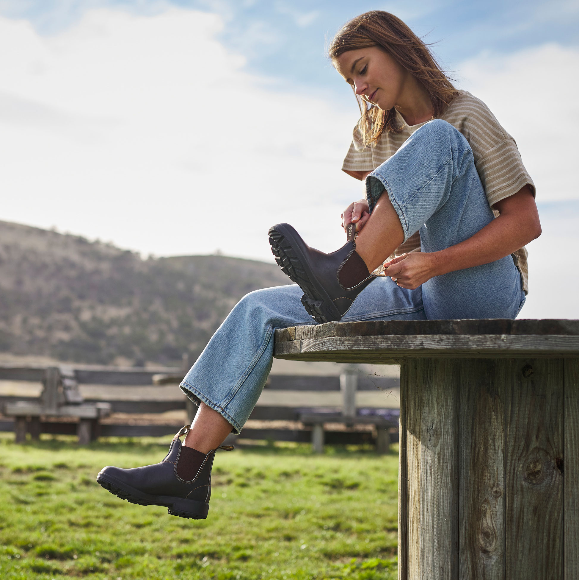 Blundstone 500 st&oslash;vler, Brun, large image number 9