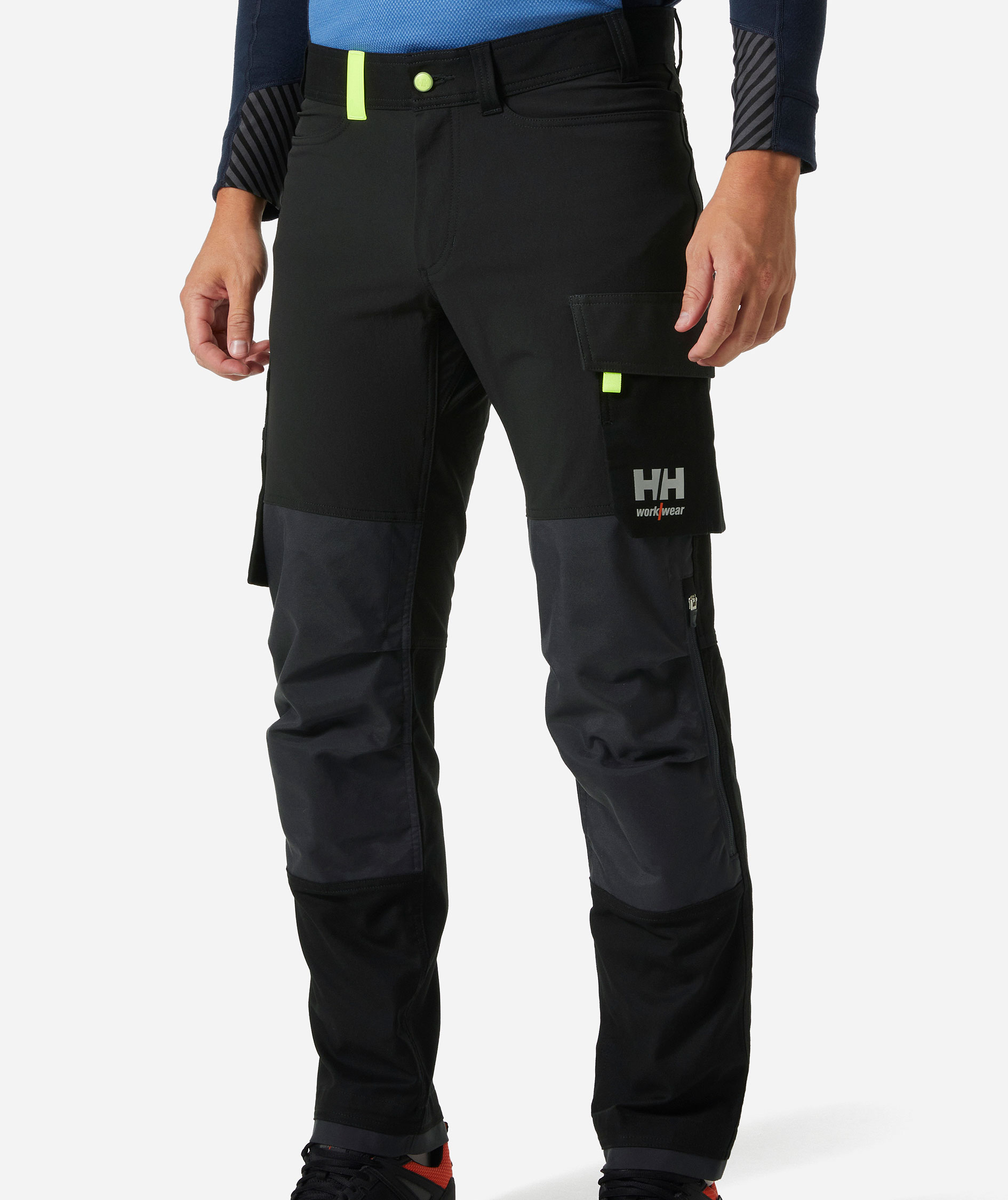 Helly Hansen Oxford 4X arbeidsbukse full stretch, Svart/Ebony