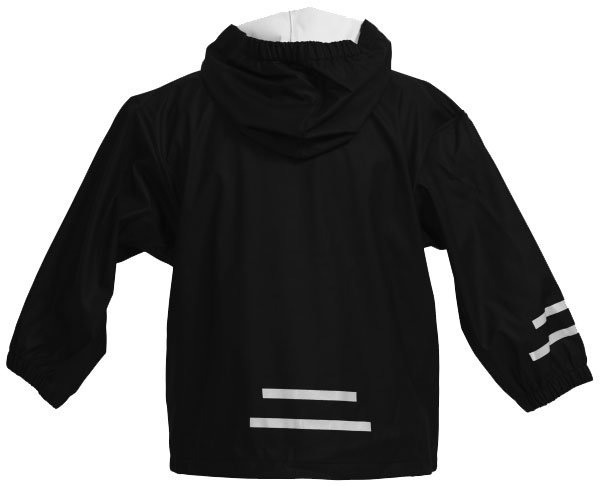 ELKA Elements PU regnt&oslash;j s&aelig;t til b&oslash;rn, Sort, large image number 4