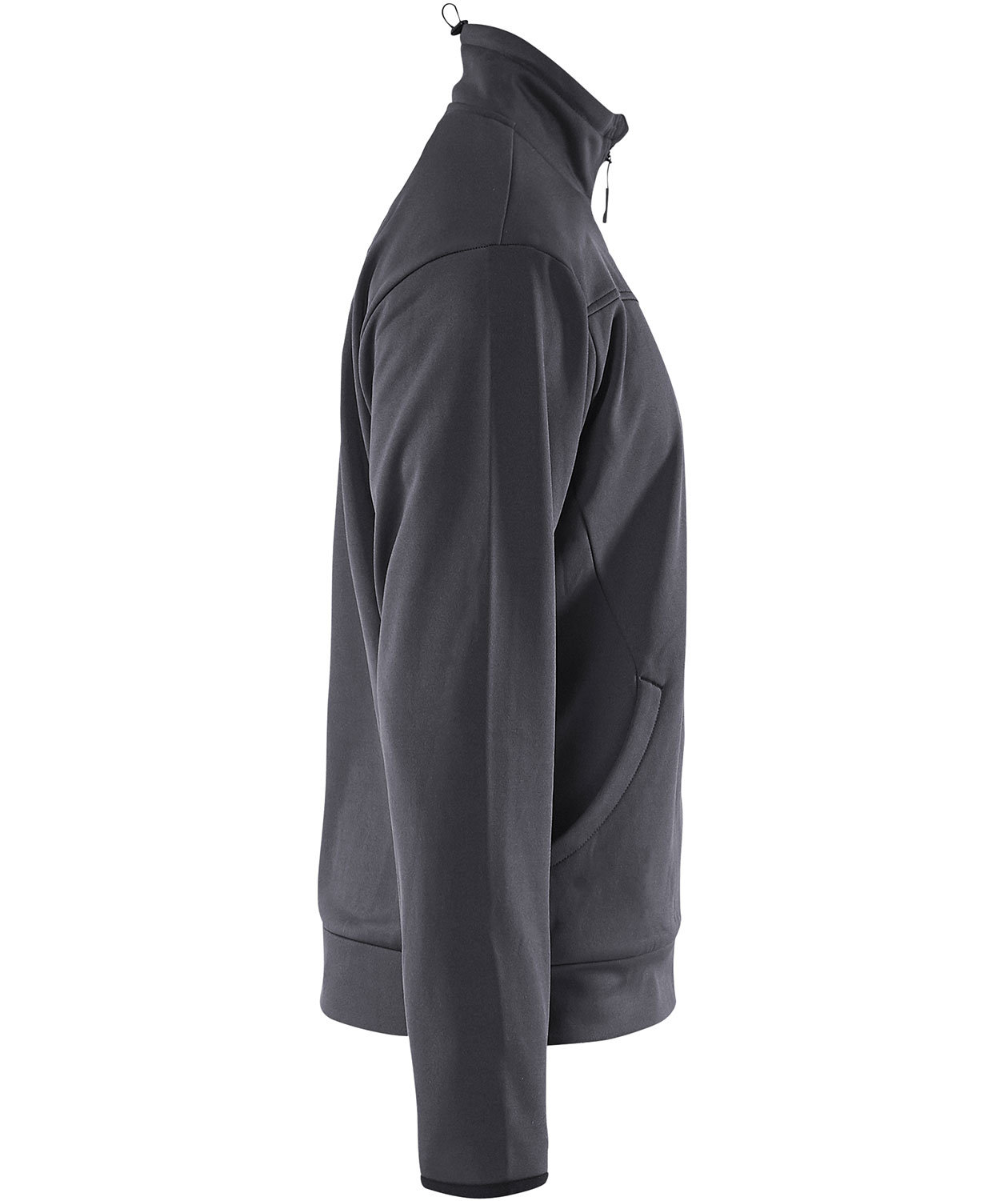 Bl&aring;kl&auml;der Unite sweat cardigan, Mellemgr&aring;/sort, large image number 3