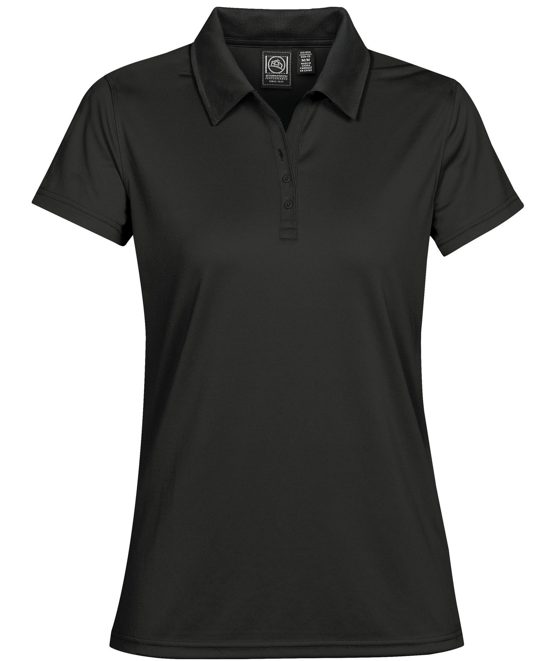 Stormtech Eclipse pique dame polo T-shirt, Sort