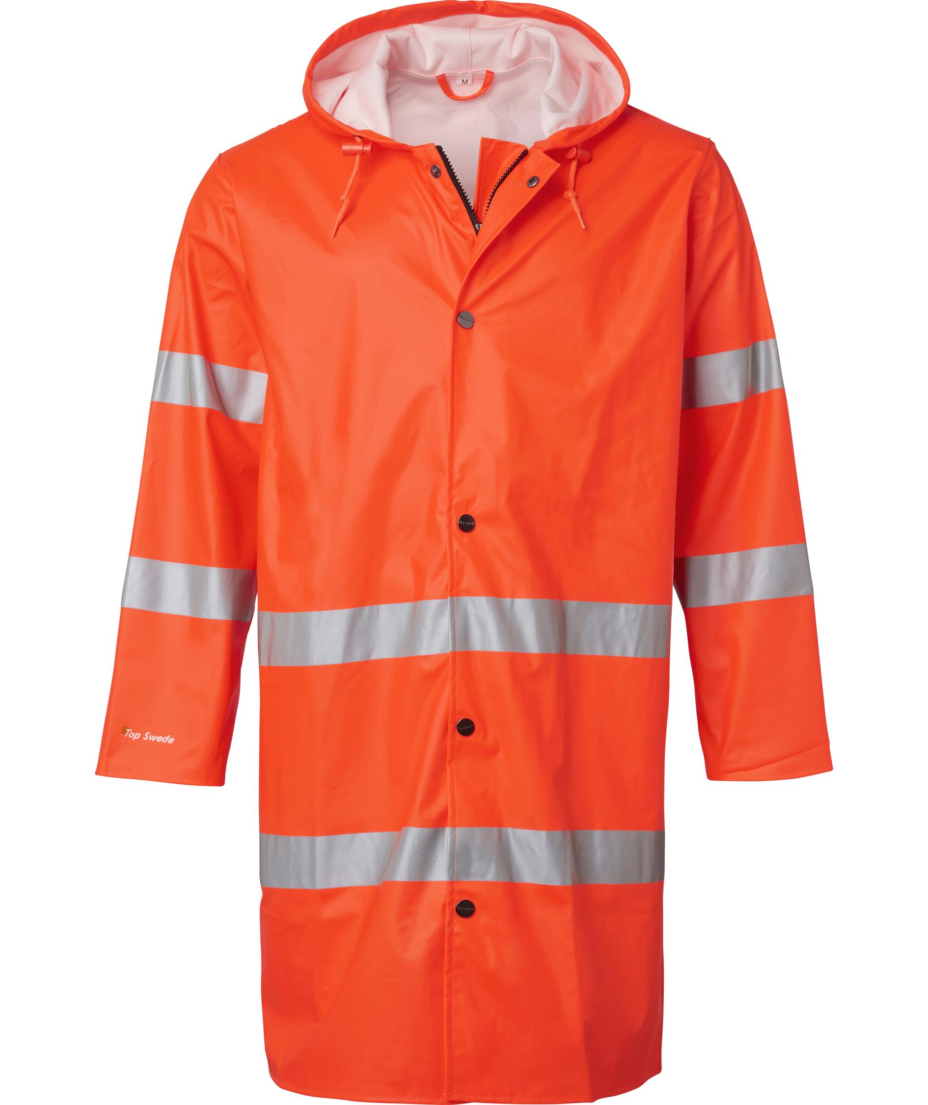 Top Swede regnfrakke 9295, Hi-vis Orange