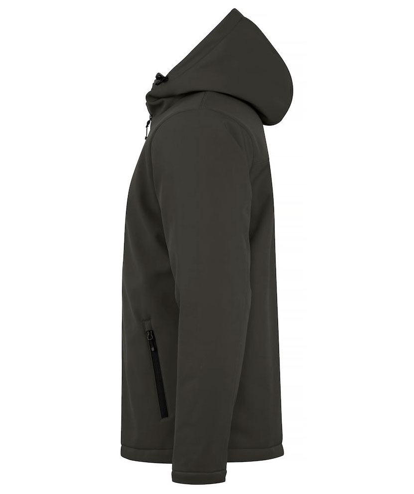 Clique fodrad softshelljacka, Dark Grey, large image number 2
