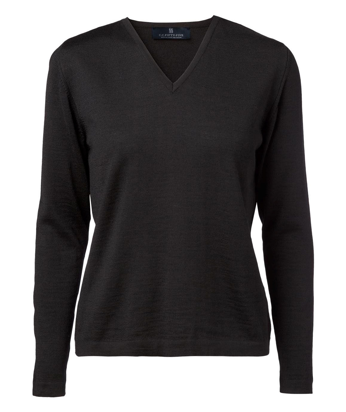 CC55 Copenhagen stickad tr&ouml;ja dam, Svart