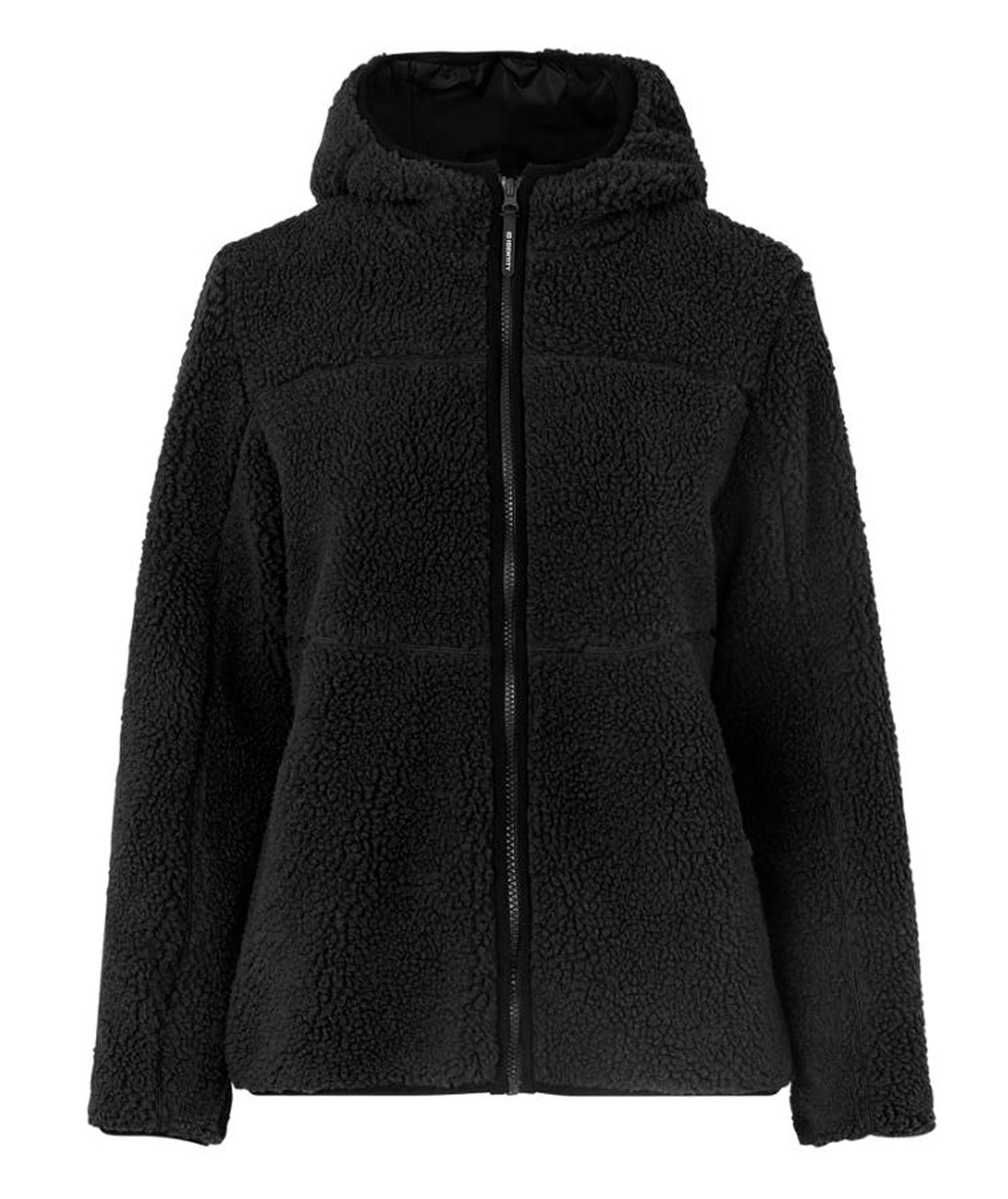 ID p&auml;lsfiberjacka dam, Svart