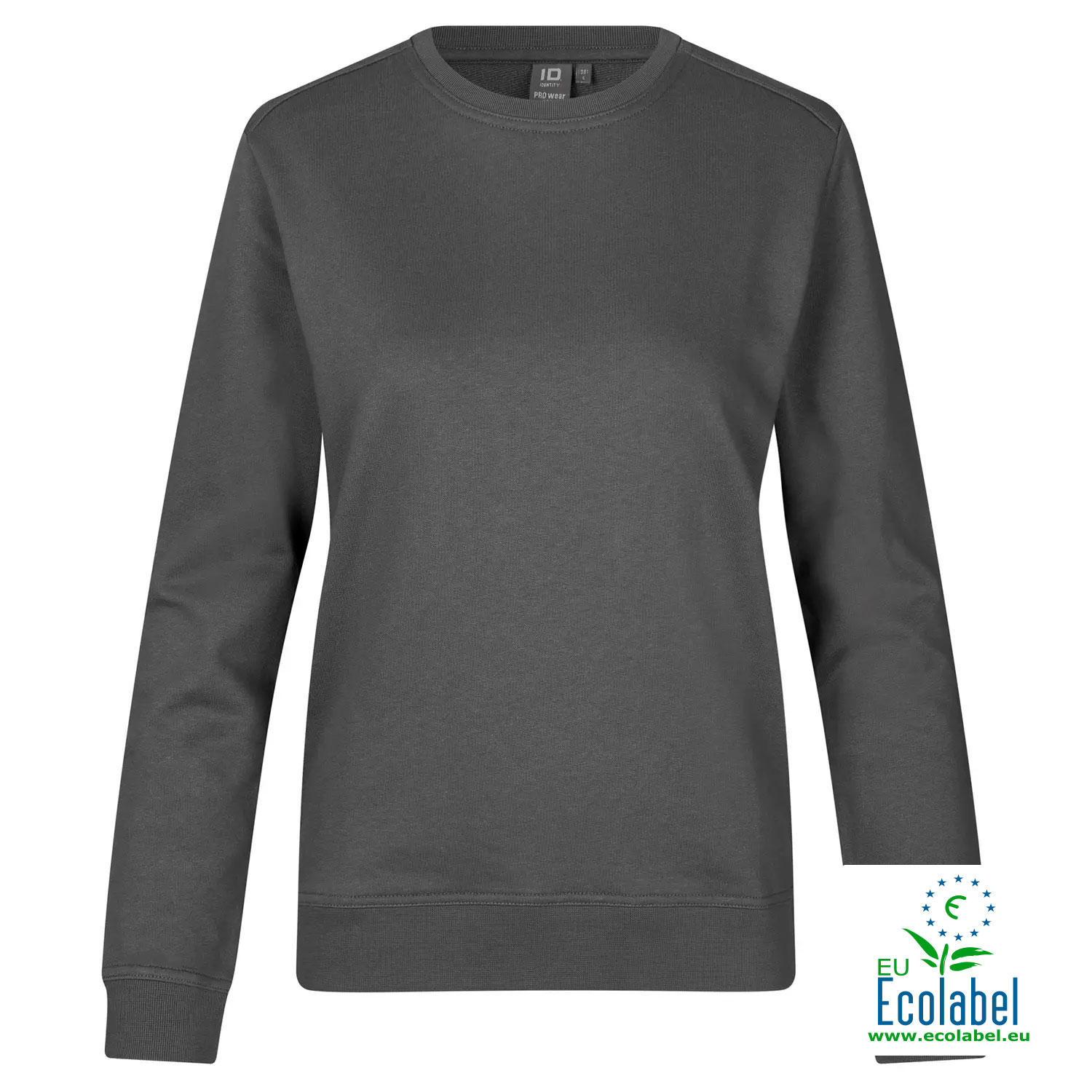 ID Pro Wear CARE dame collegegenser, Silver Grey, Silver Grey, swatch