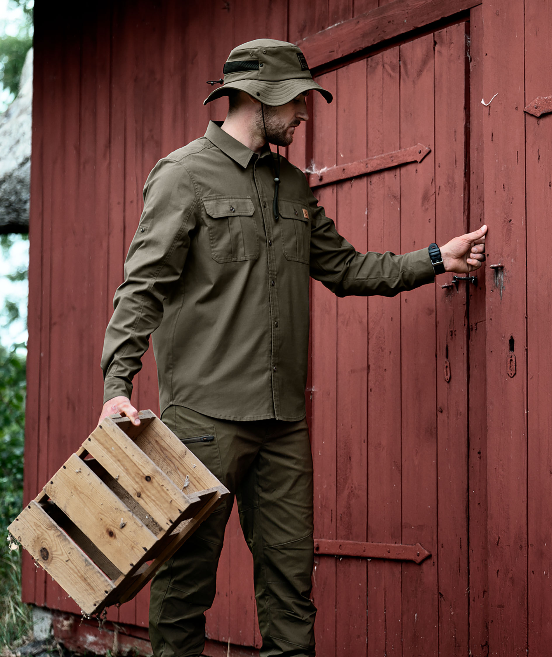 Seeland Selous Cargo skjorte, Grape leaf, large image number 6