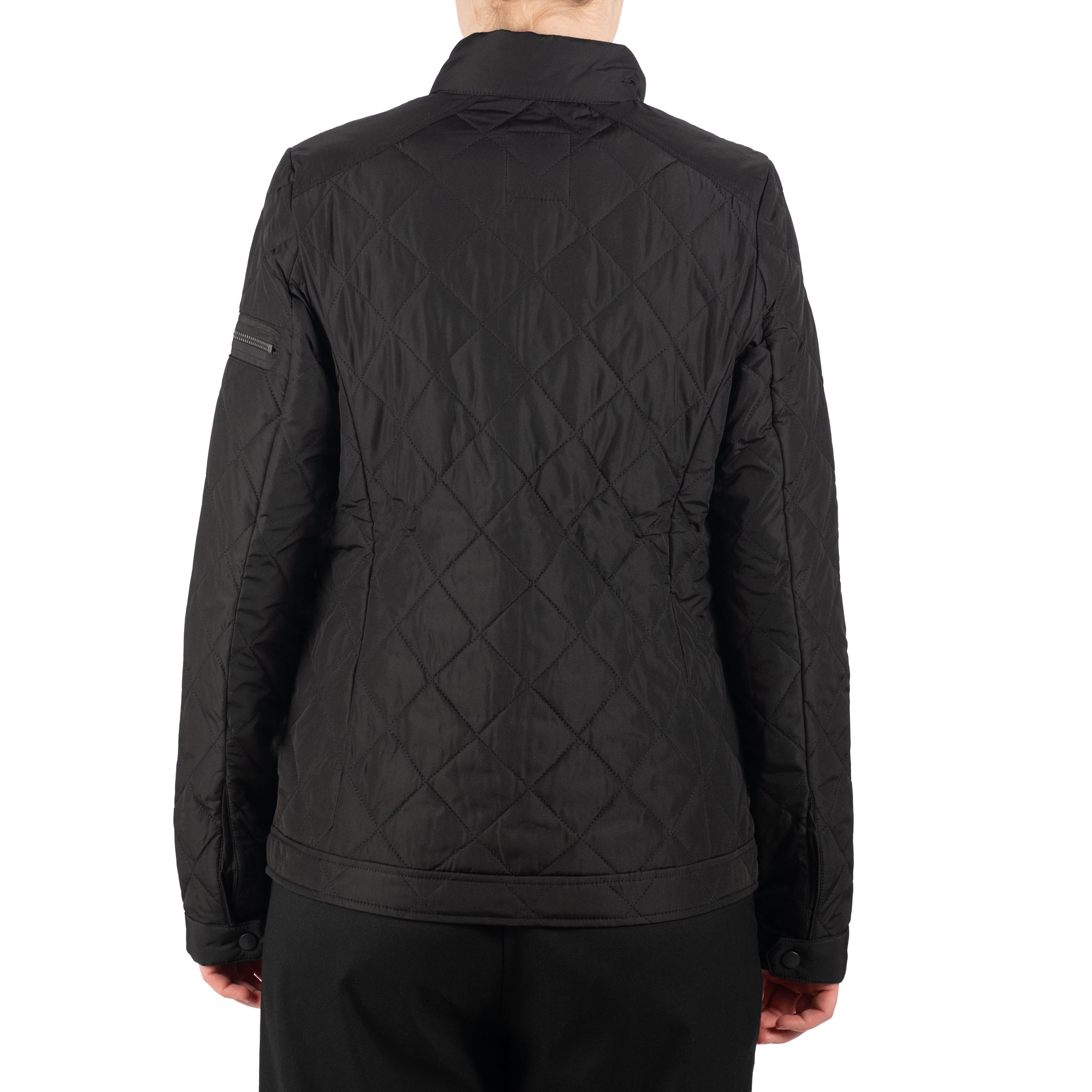 ID Quilted damejakke, Sort, large image number 2