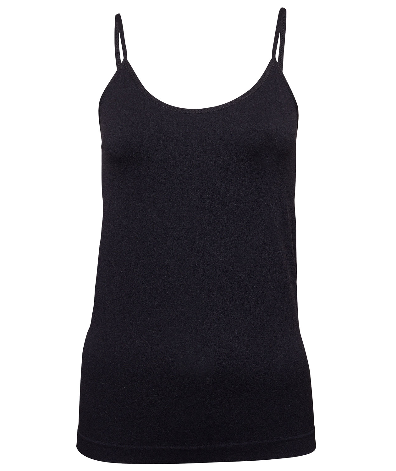 Decoy Mikrofaser Damentop, Schwarz, Schwarz, swatch