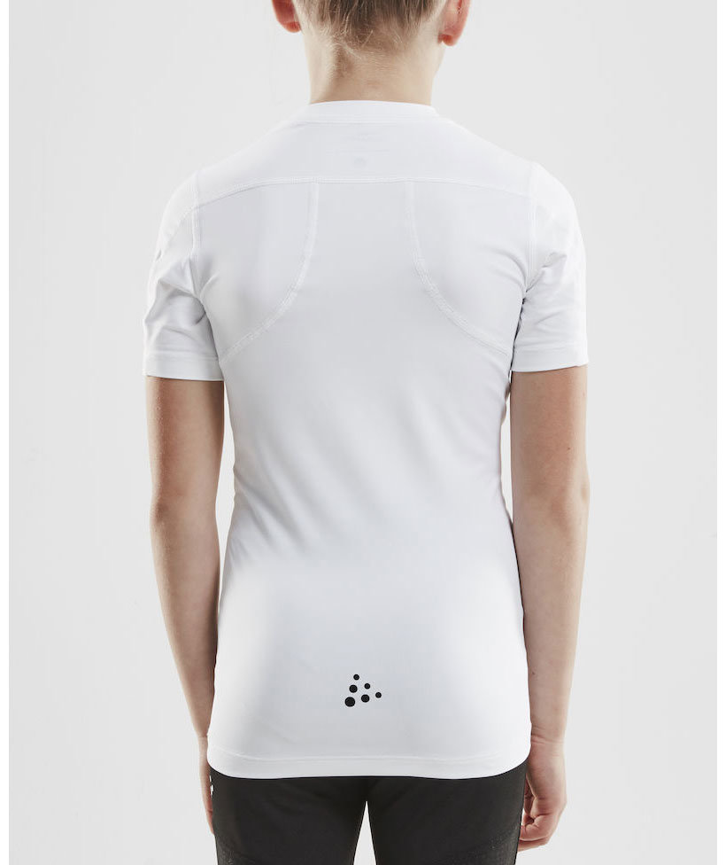 Craft Pro Control Kompressions-T-Shirt f&uuml;r Kinder, White, large image number 2