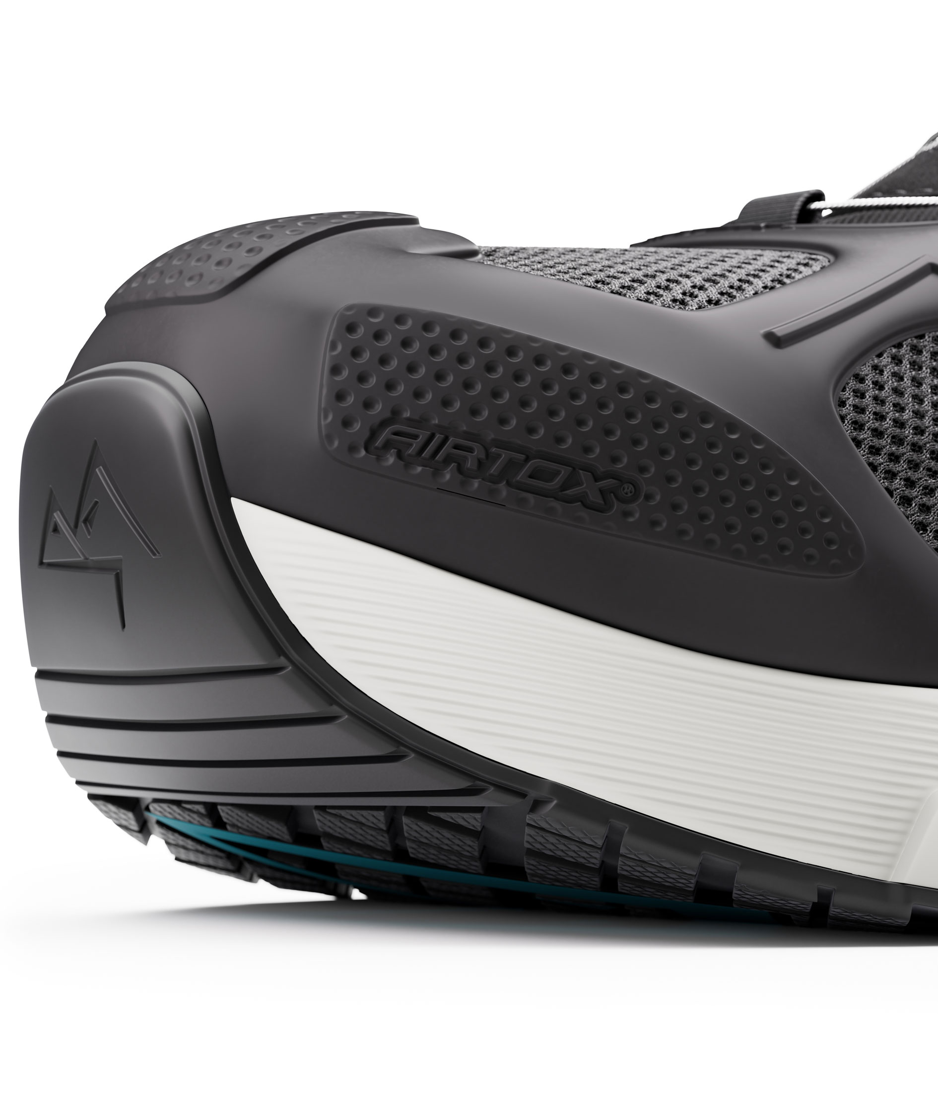 Airtox FM11 safety shoes S1P, Black/White, large image number 10