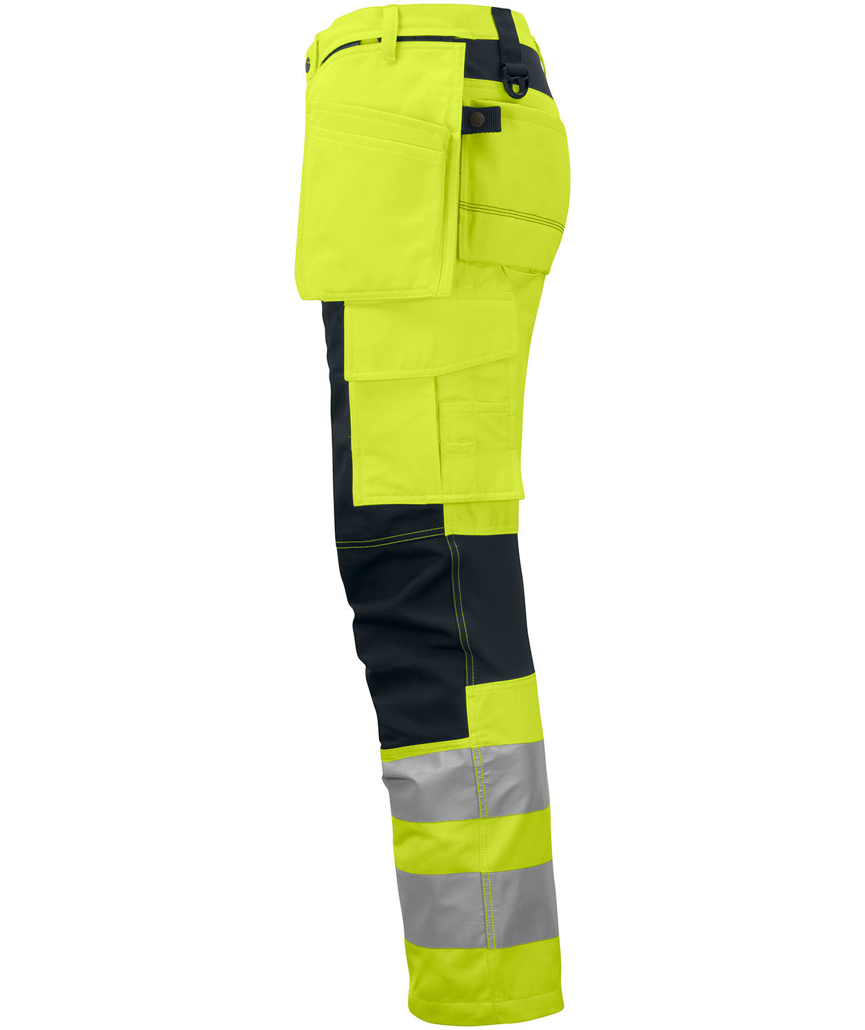 ProJob hantverksbyxa 6513, Varsel Gul/Svart, large image number 3