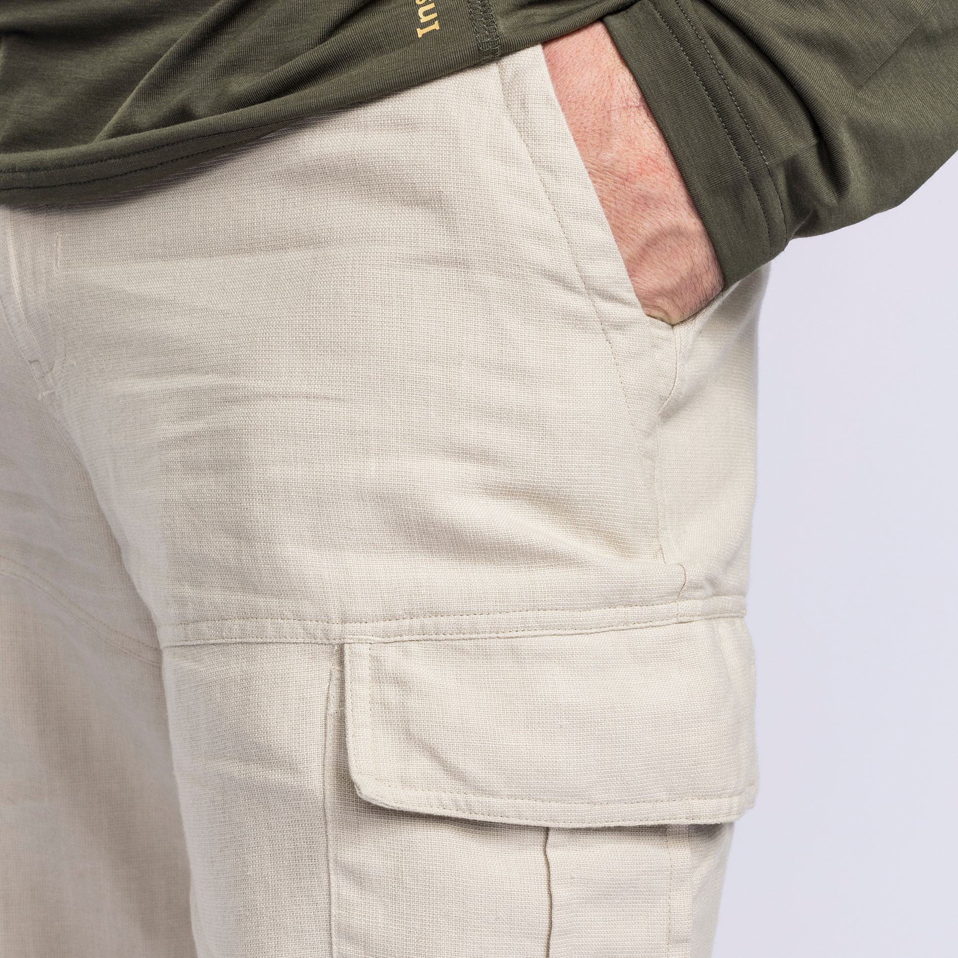 Pinewood&nbsp;V&auml;rnamo NartureSafe bukser med h&oslash;r, Linen Beige, large image number 4