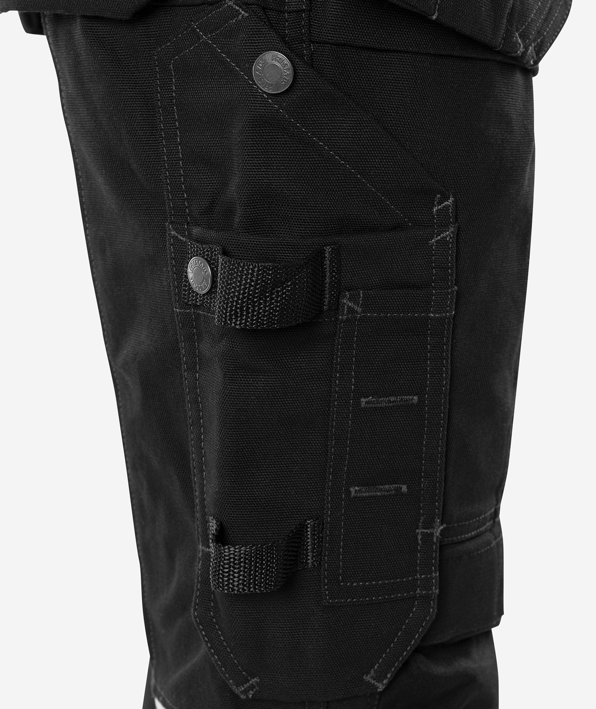 Fristads Green craftsman knickers 2531 GCYD, Black, large image number 5