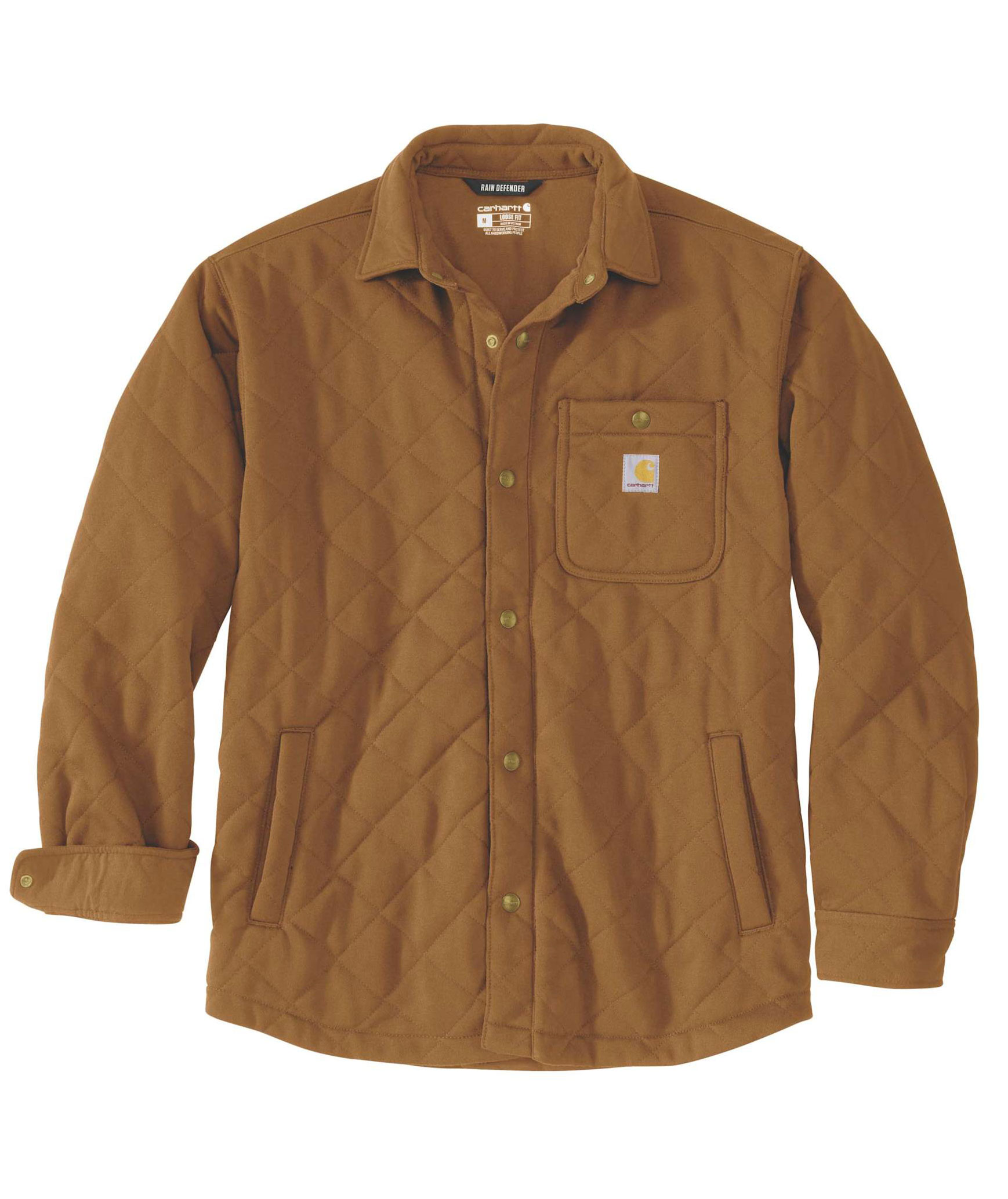 Carhartt quiltet Hemdjacke, Carhartt Brown