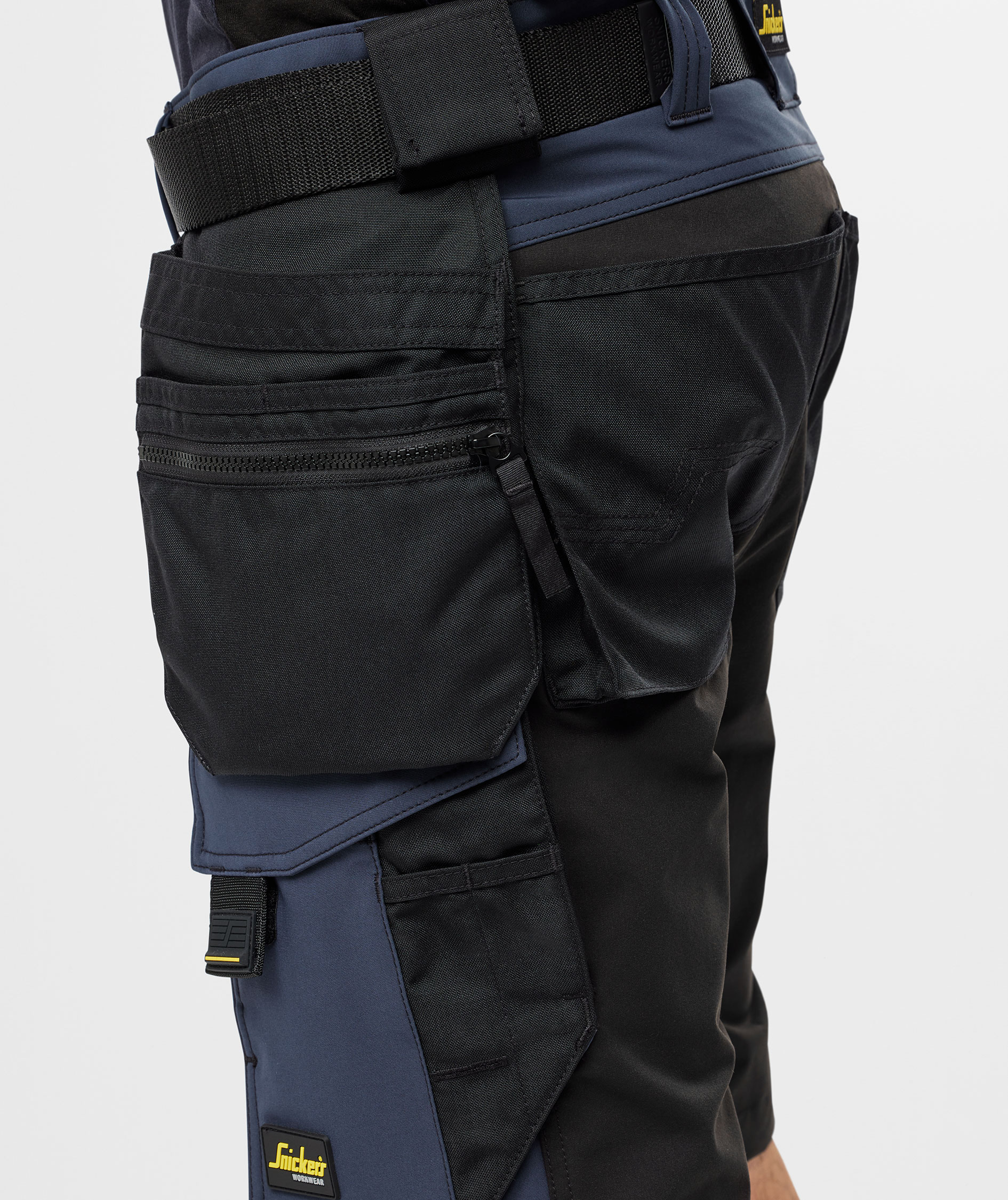 Snickers AllroundWork h&aring;ndverkershorts 6175 full stretch, Navy/black, large image number 9