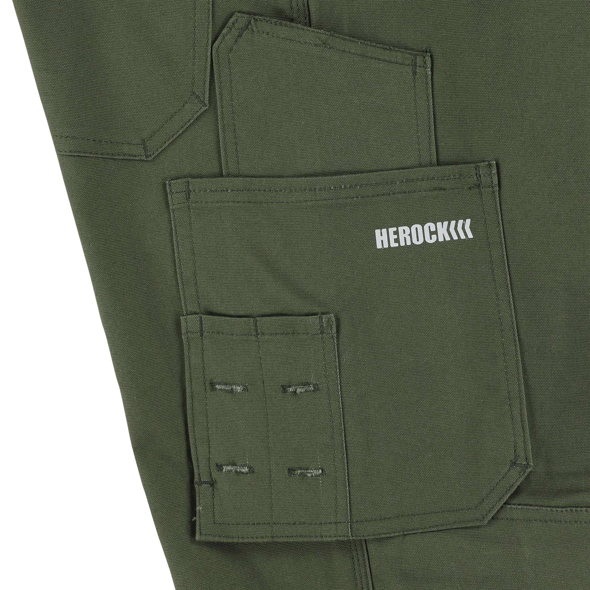 HEROCK Dero work trousers, Dark Khaki/Black, large image number 6