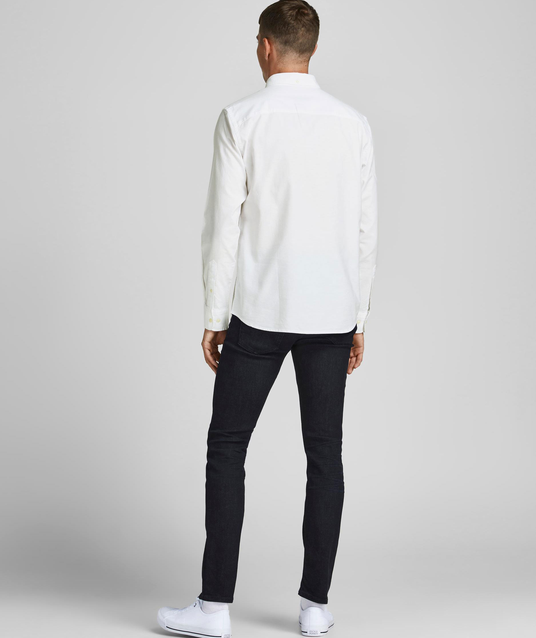 Jack & Jones Premium JPRBROOK Slim fit Oxford skjorta, Vit, large image number 2