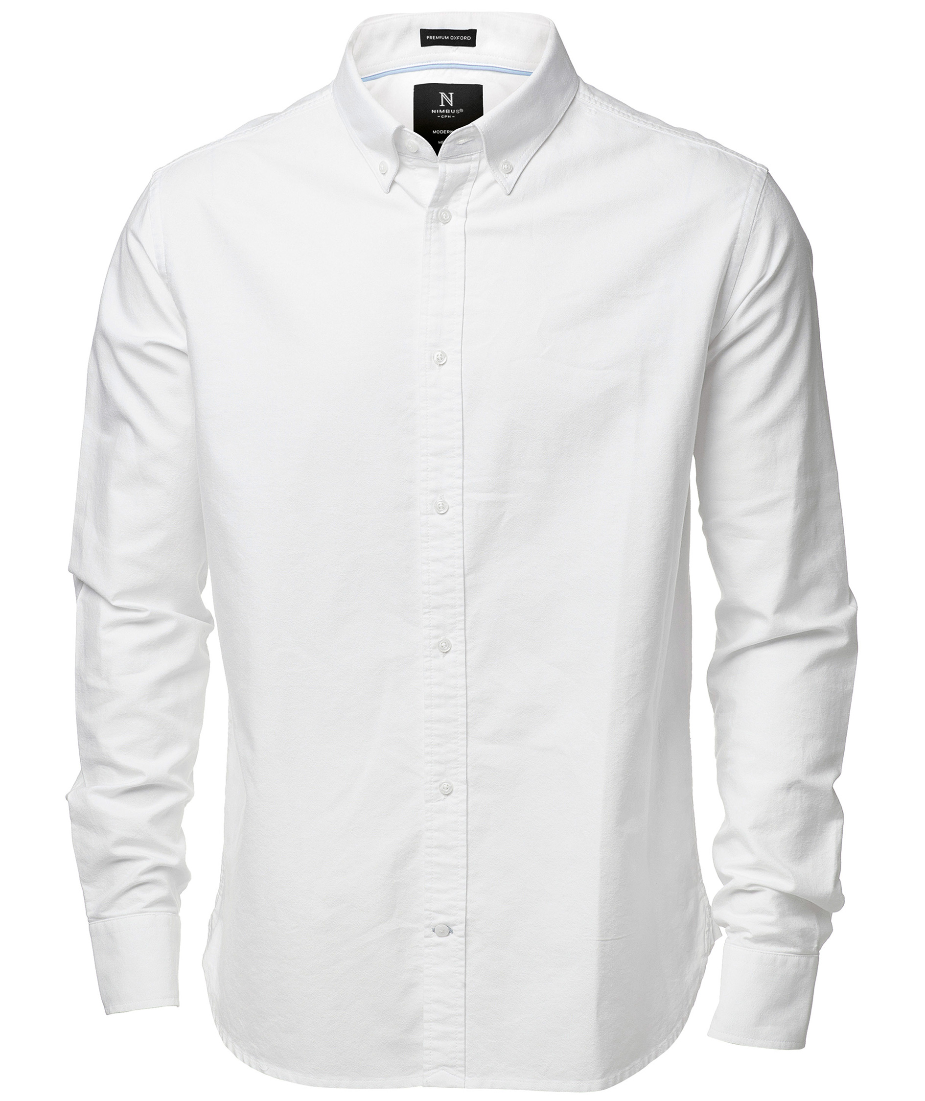 Nimbus Rochester Modern Fit Oxford skjorta, Vit, Vit, swatch