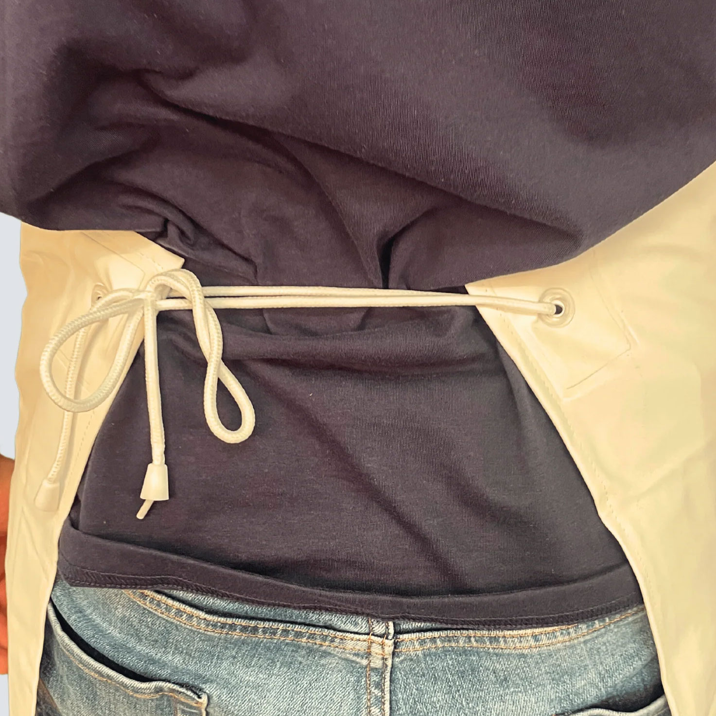 Ocean Menton PVC br&ouml;stlappsf&ouml;rkl&auml;de, Vit, large image number 2