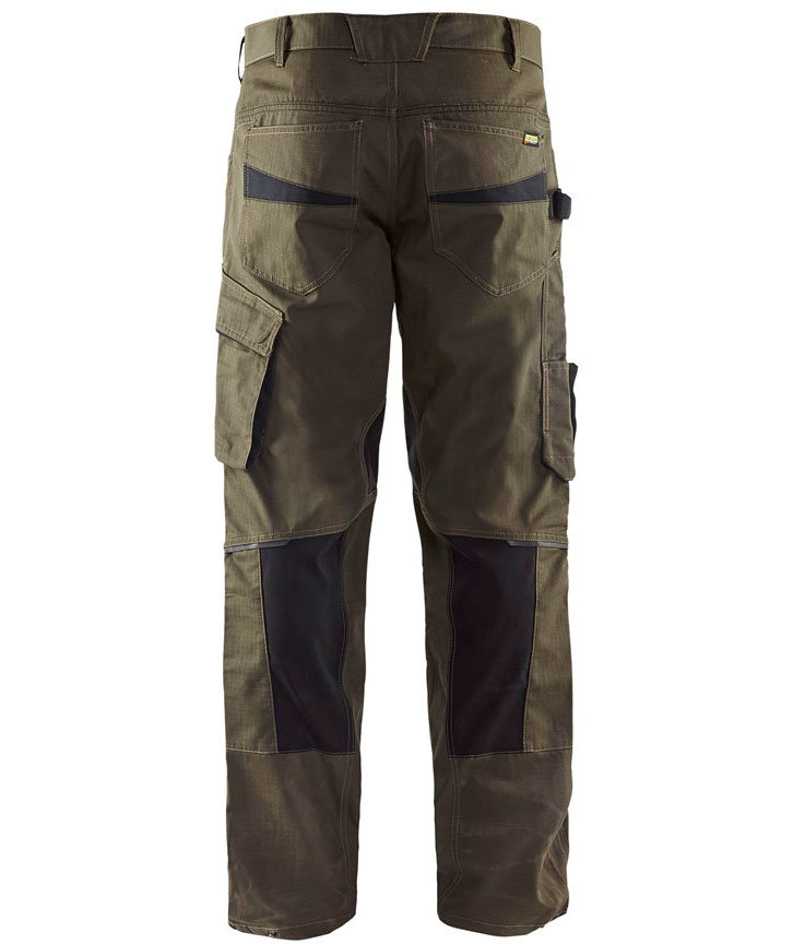 Bl&aring;kl&auml;der Unite Arbeitshose, Olivgr&uuml;n/Schwarz, large image number 2