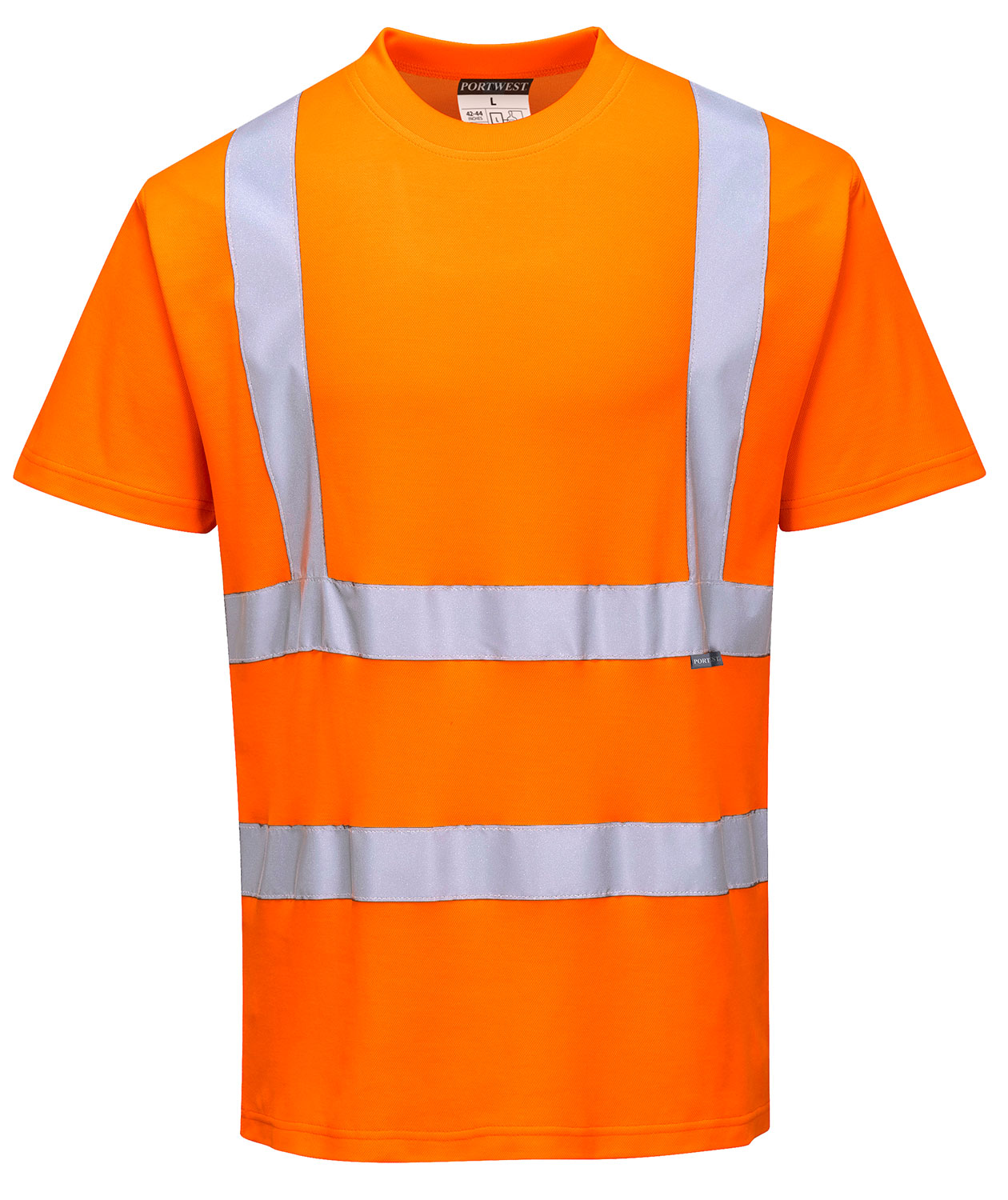 Portwest T-shirt, Hi-vis Orange, Hi-vis Orange, swatch