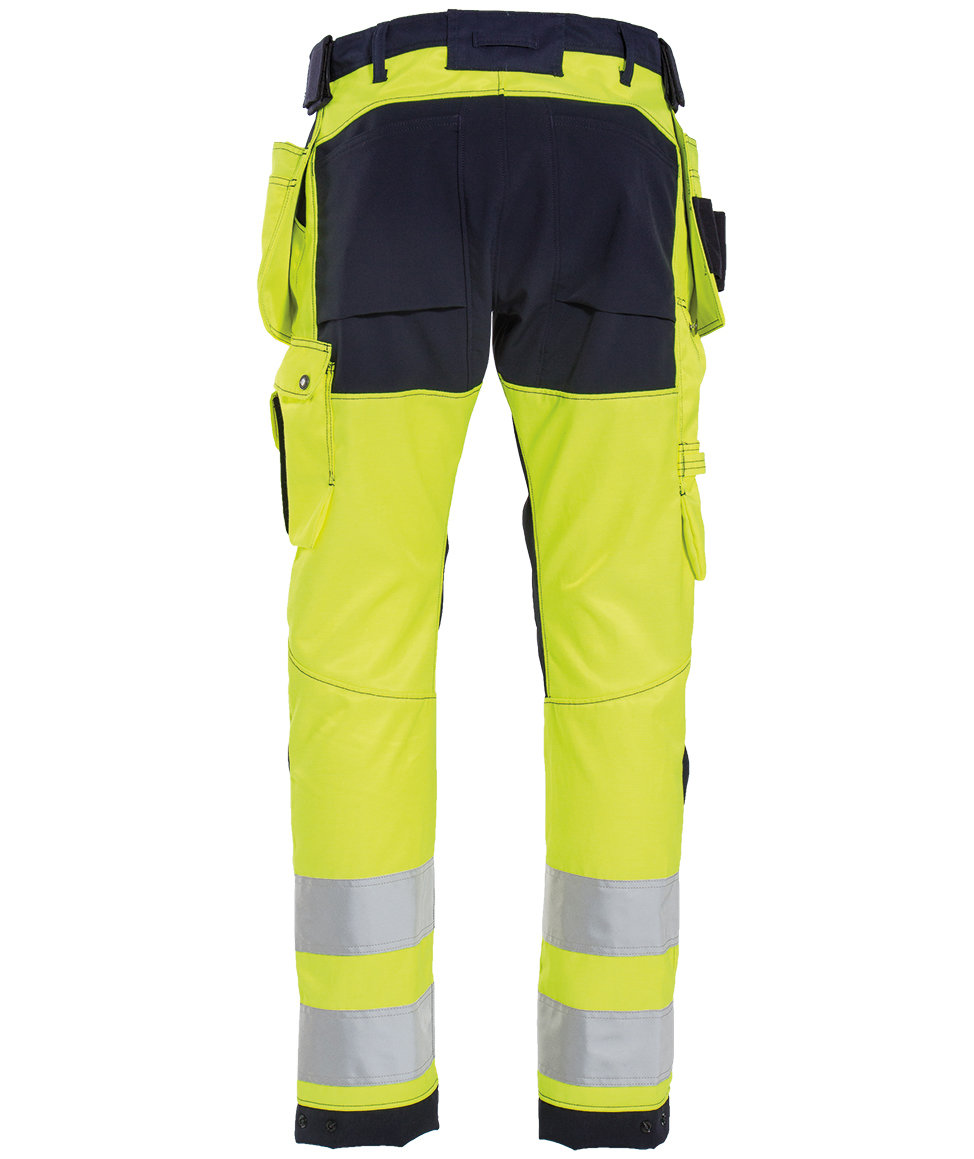 Tranemo Vision HV Handwerkerhose, Hi-vis gelb/marineblau, large image number 1