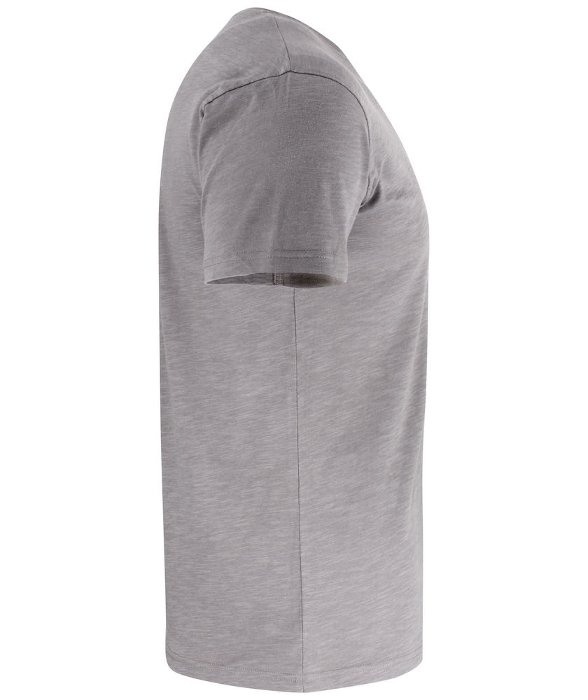 Clique Slub T-skjorte, Gr&aring;, large image number 2