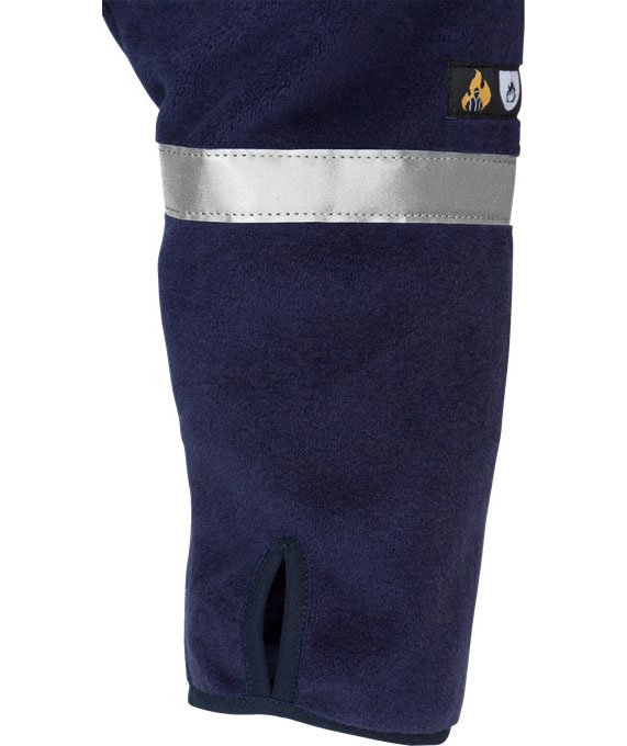 Fristads fleecejakke 4073, M&oslash;rk Marine, large image number 3