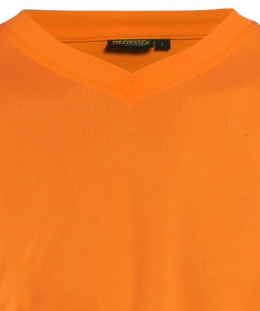 Bl&aring;kl&auml;der l&aring;ng&auml;rmad T-shirt, Varsel Orange, large image number 2
