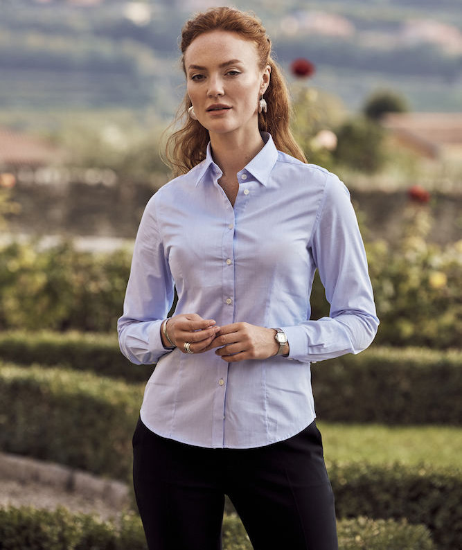 Clique Clare skjorta dam, Ljus Bl&aring;