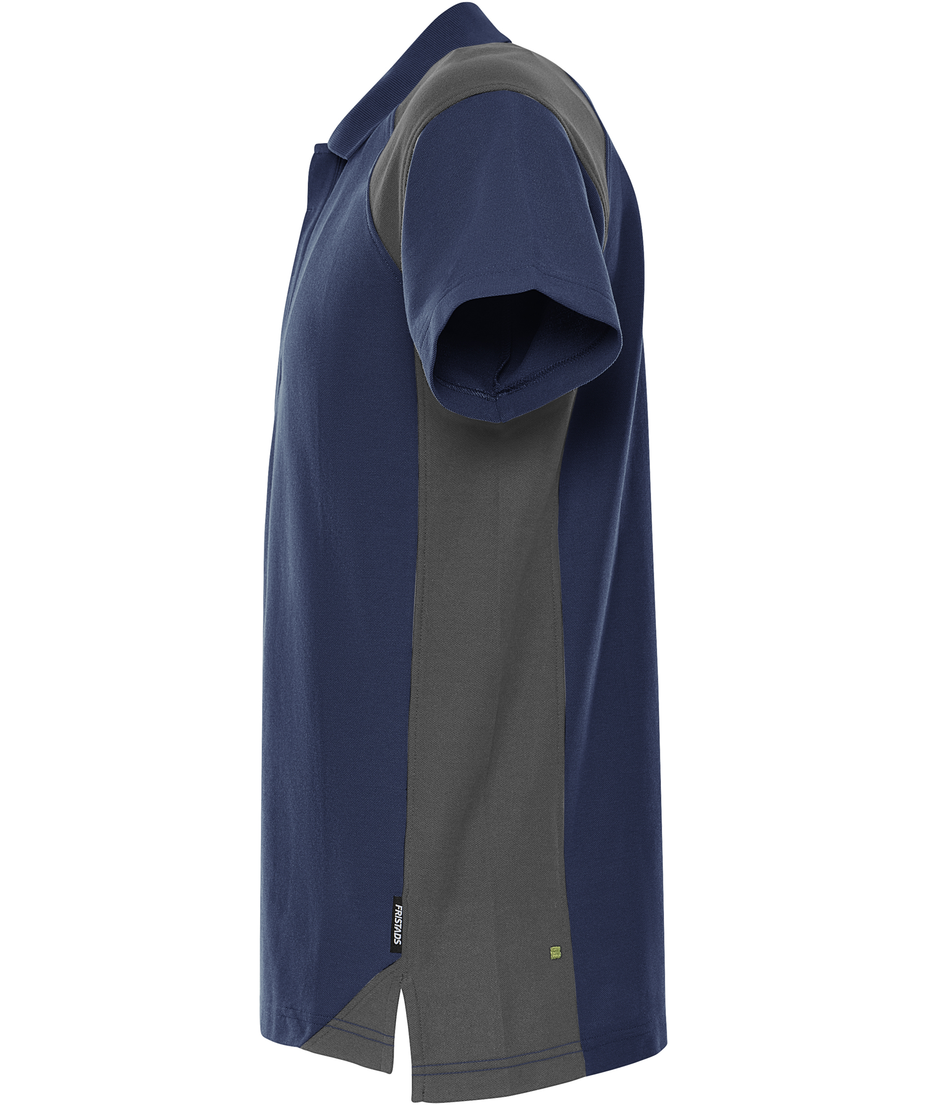 Fristads Heavy polo T-shirt 7047 GPM, Marine Blue/Grey, large image number 3