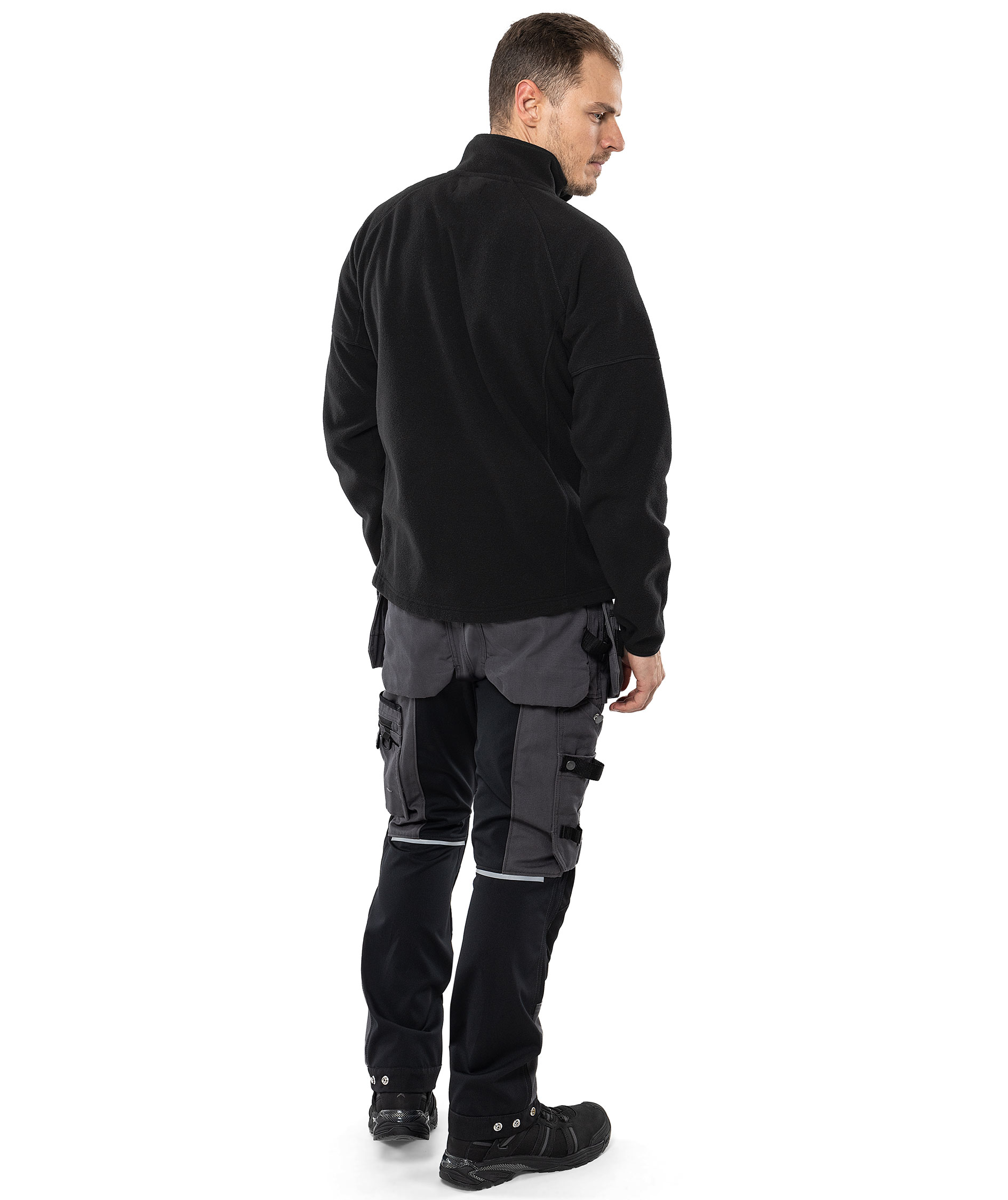 Fristads Green craftsman trousers 2530 GCYD, Grey/Black, large image number 3