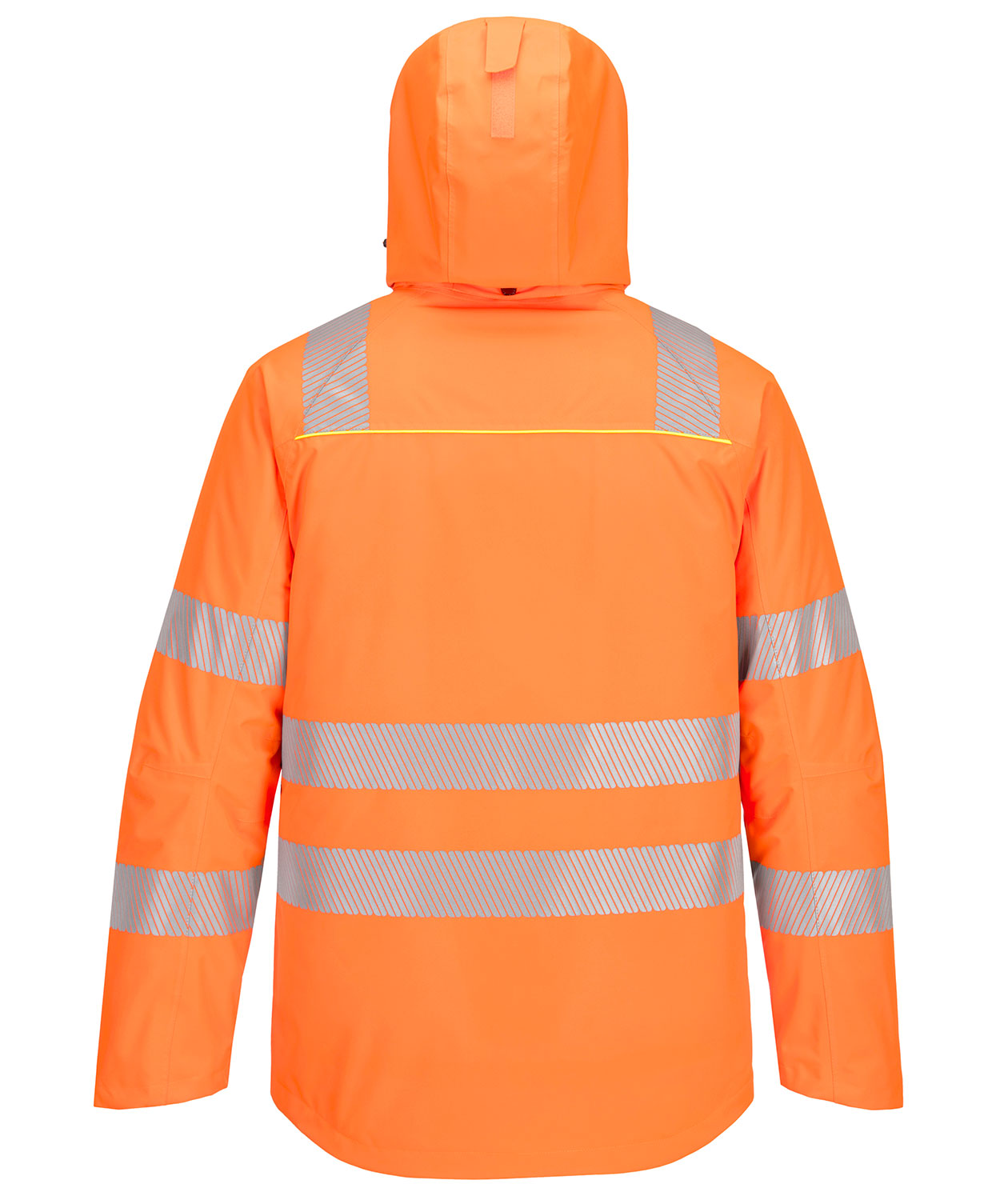 Portwest DX4 winter jacket, Hi-Vis Orange/Black, large image number 1
