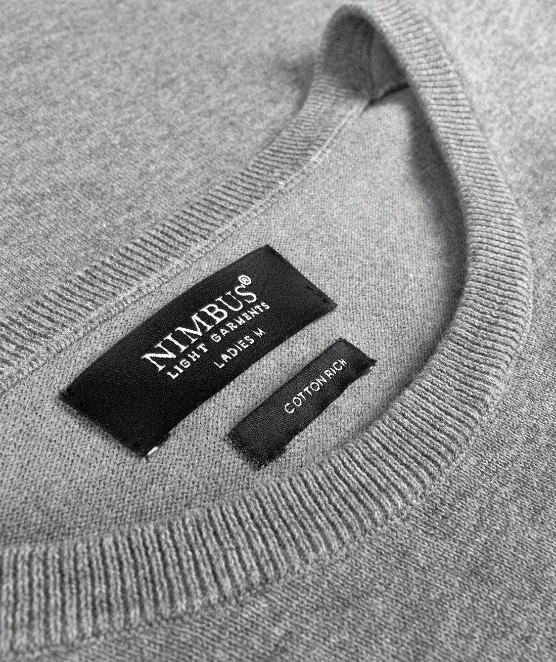 Nimbus Brighton strikket damegenser, Gr&aring; melange, large image number 2