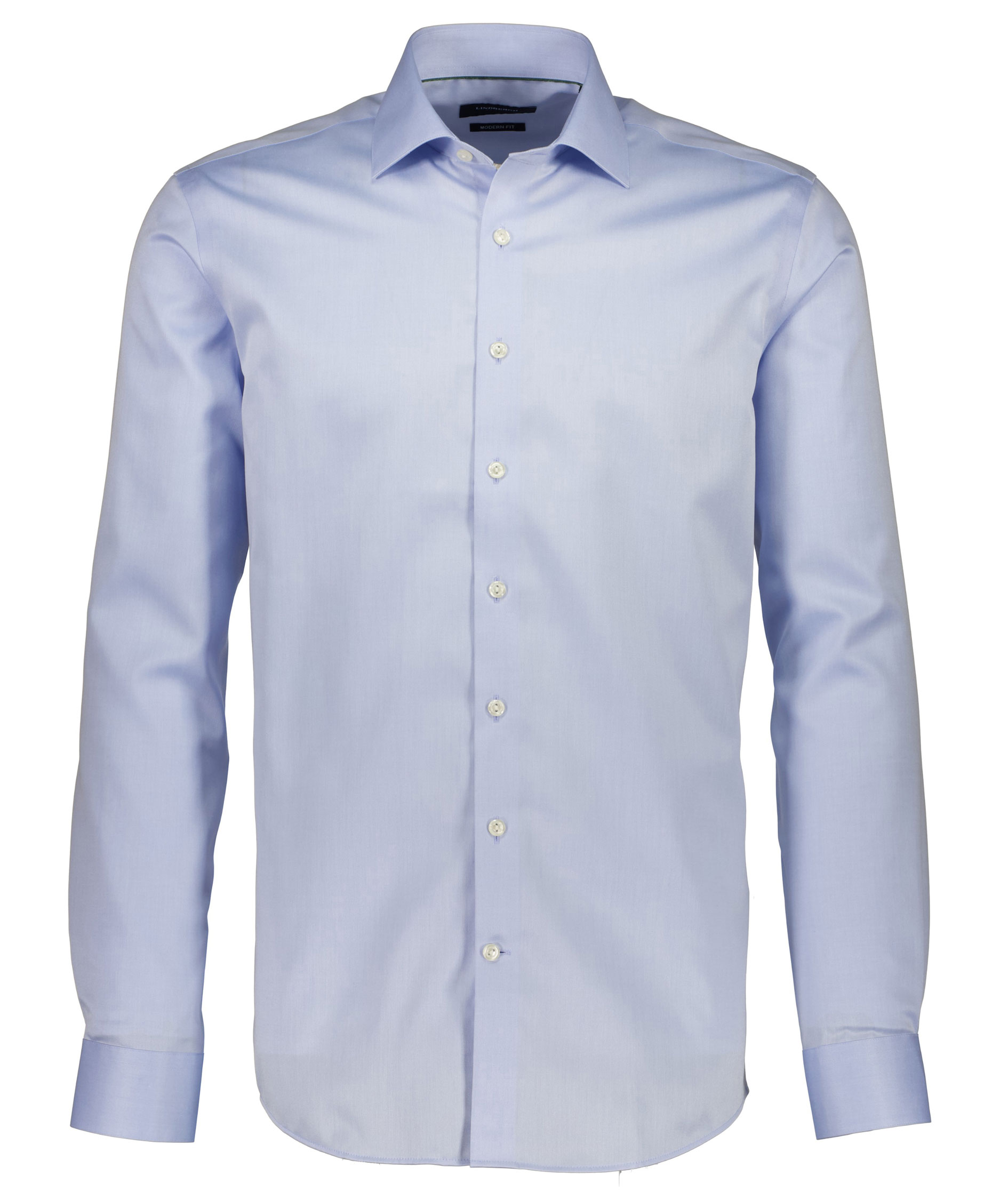 Lindbergh Fine Twill Modern fit skjorte, Lys Bl&aring;, Lys Bl&aring;, swatch