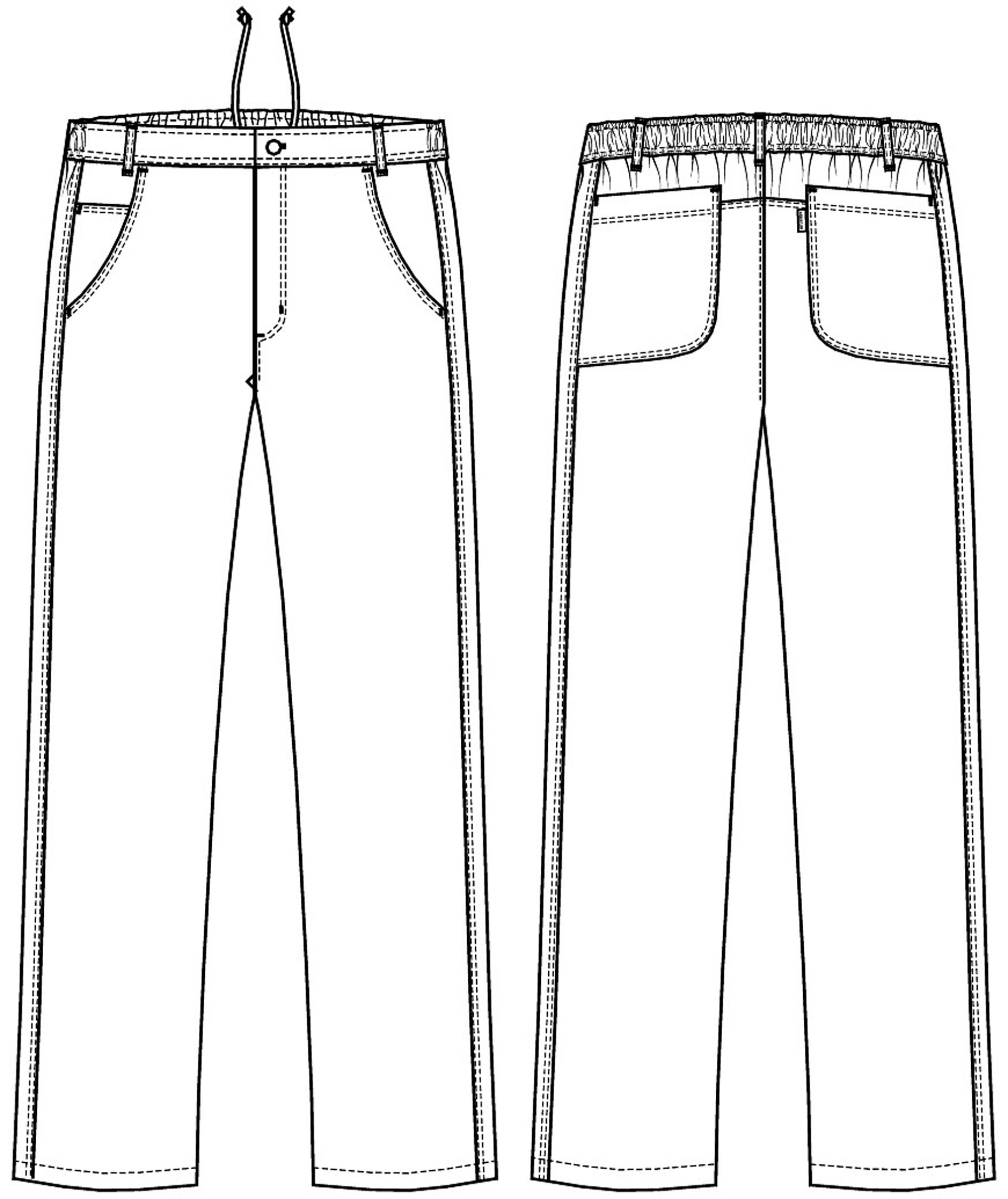 Kentaur  bukser med ekstra kort benl&aelig;ngde, Sort, large image number 2