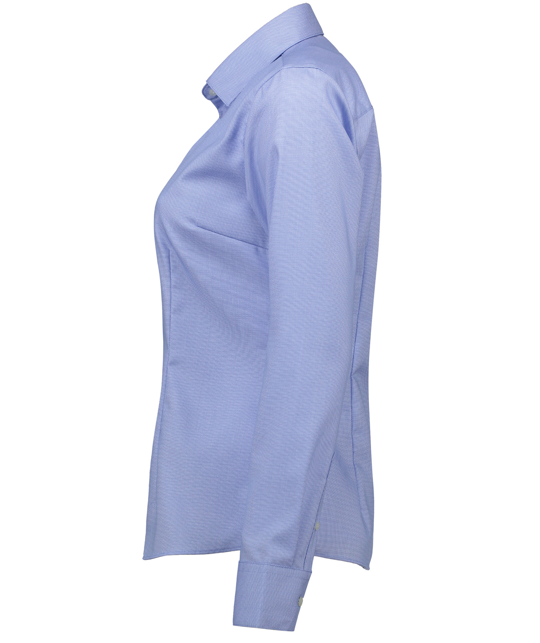 Seven Seas Dobby Royal Oxford modern fit skjorta dam, Ljusbl&aring;, large image number 3