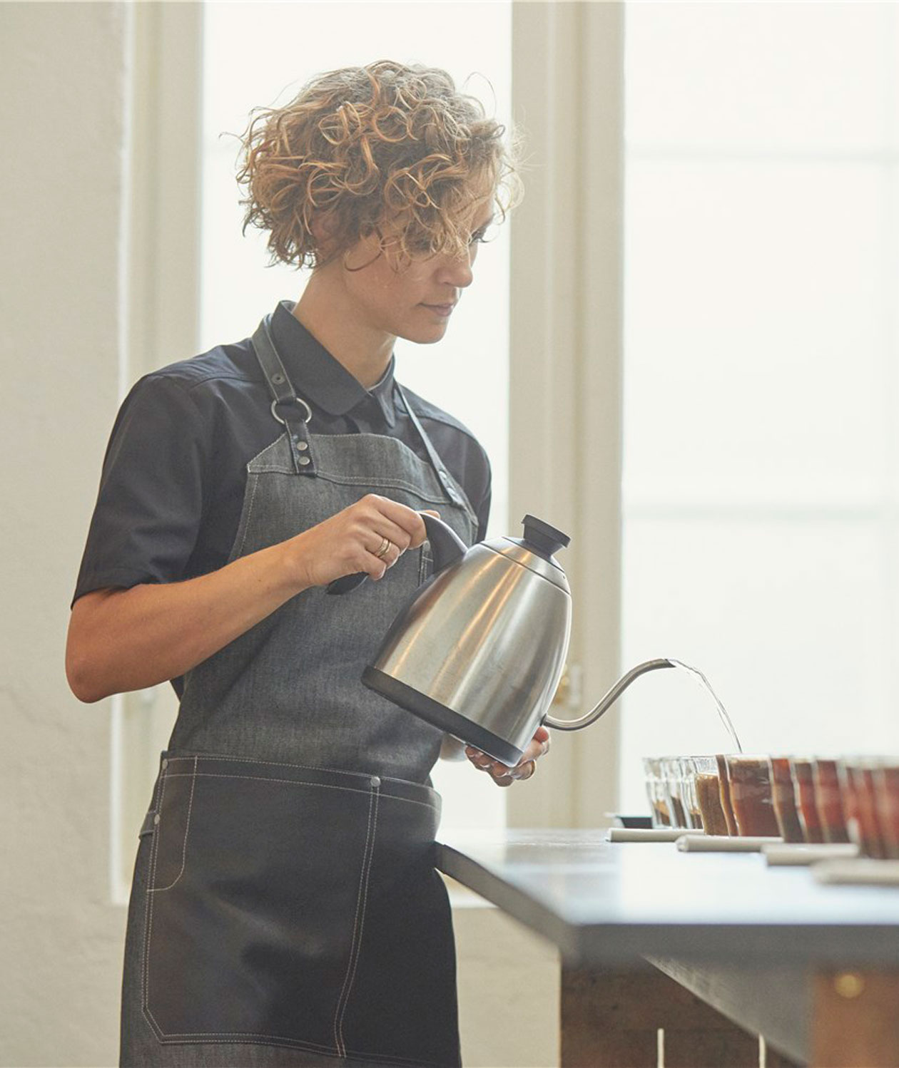 Kentaur Raw bib apron with pockets, Rock Cross, Rock Cross, large image number 1