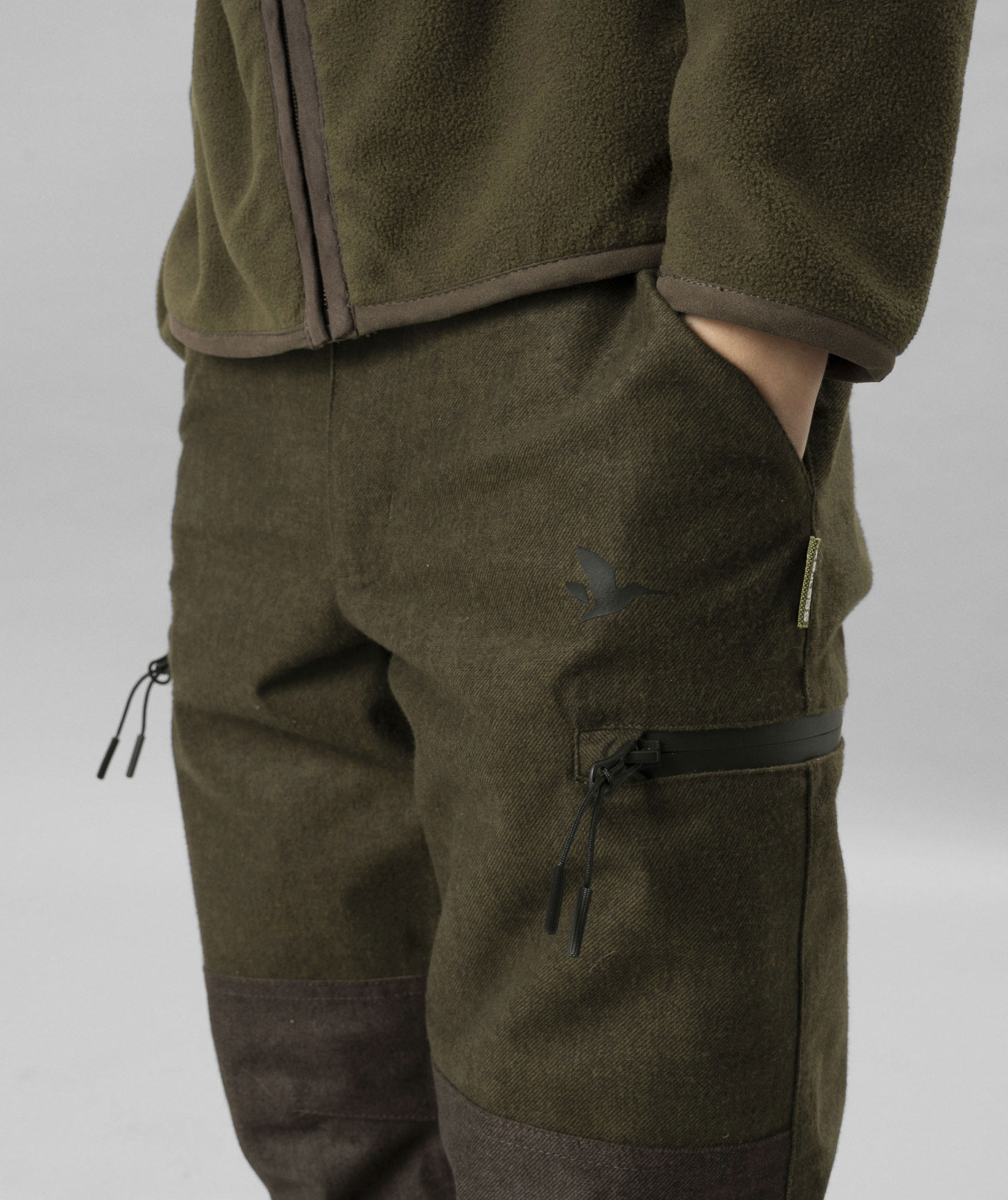 Seeland Avail byxa till barn, Pine Green Melange, large image number 2